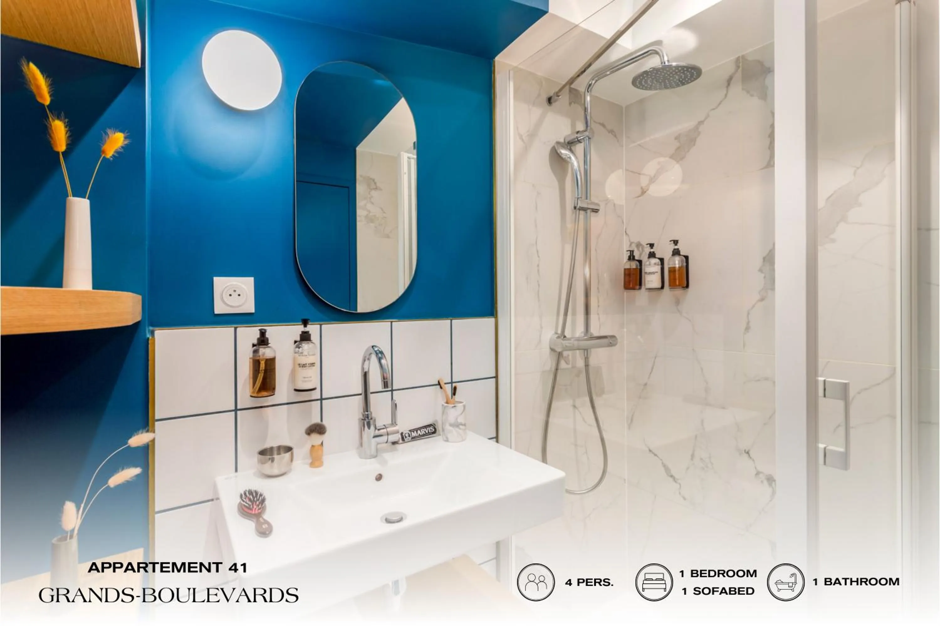 Shower in Beauquartier - Grands Boulevards