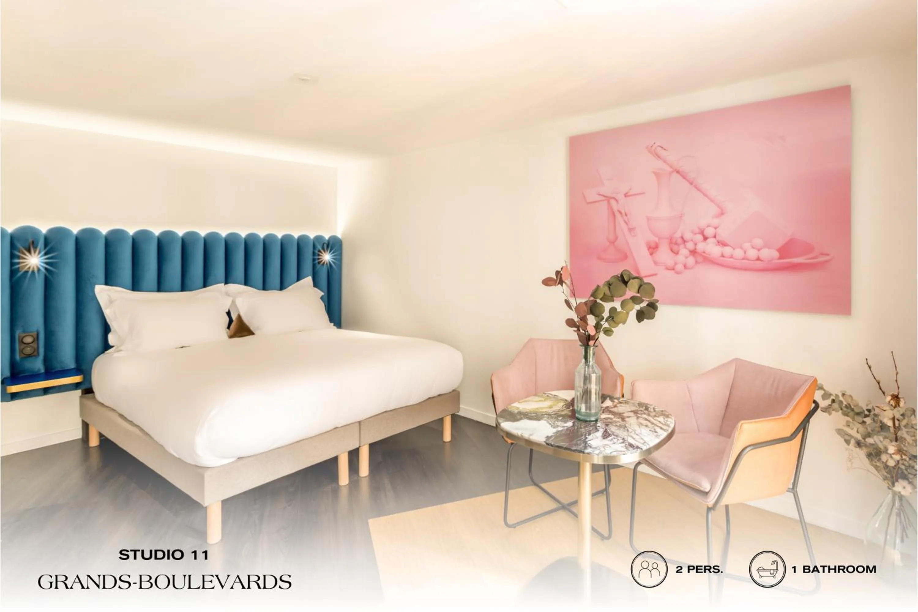 Bed in Beauquartier - Grands Boulevards