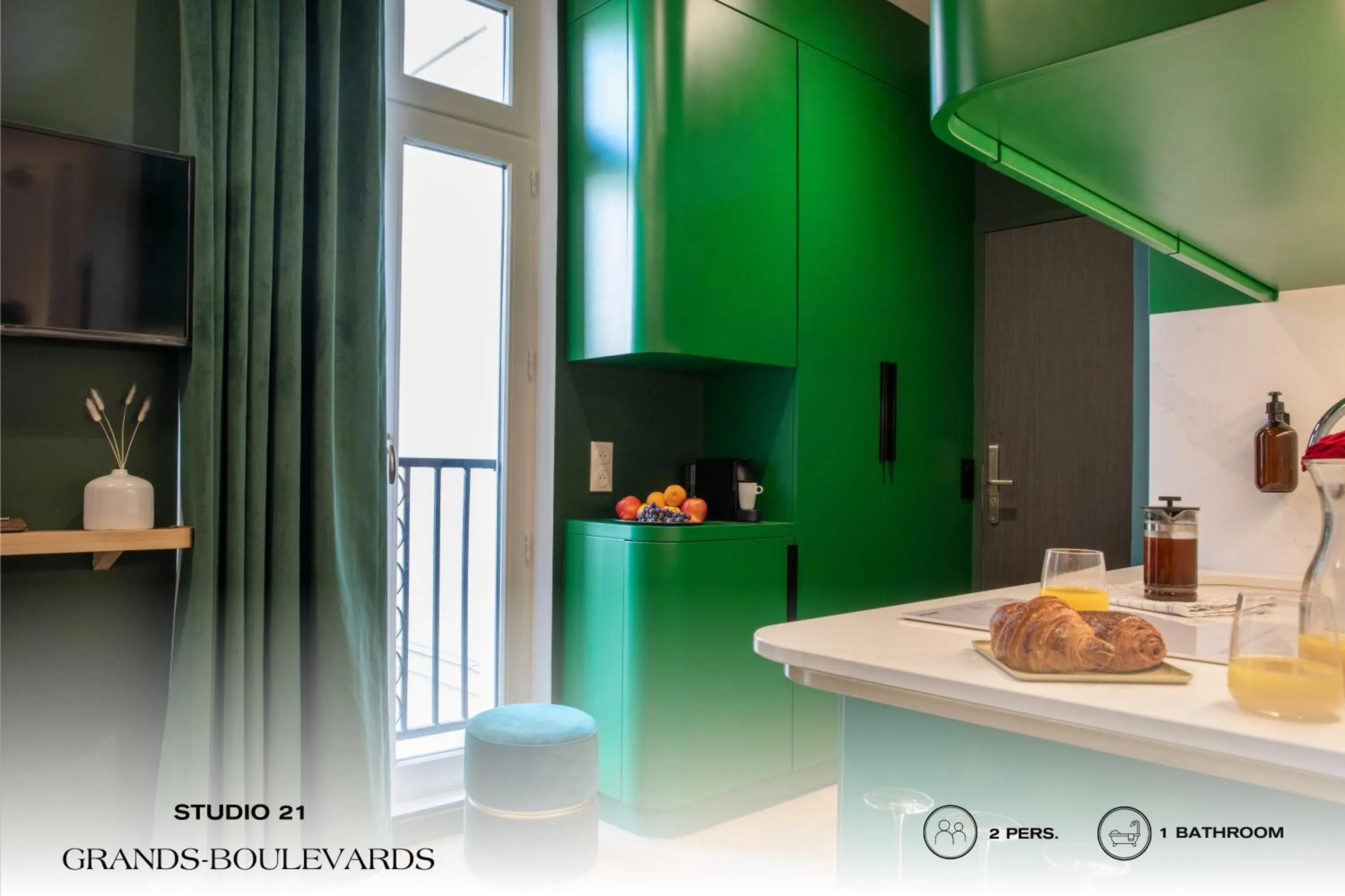 Kitchen or kitchenette in Beauquartier - Grands Boulevards