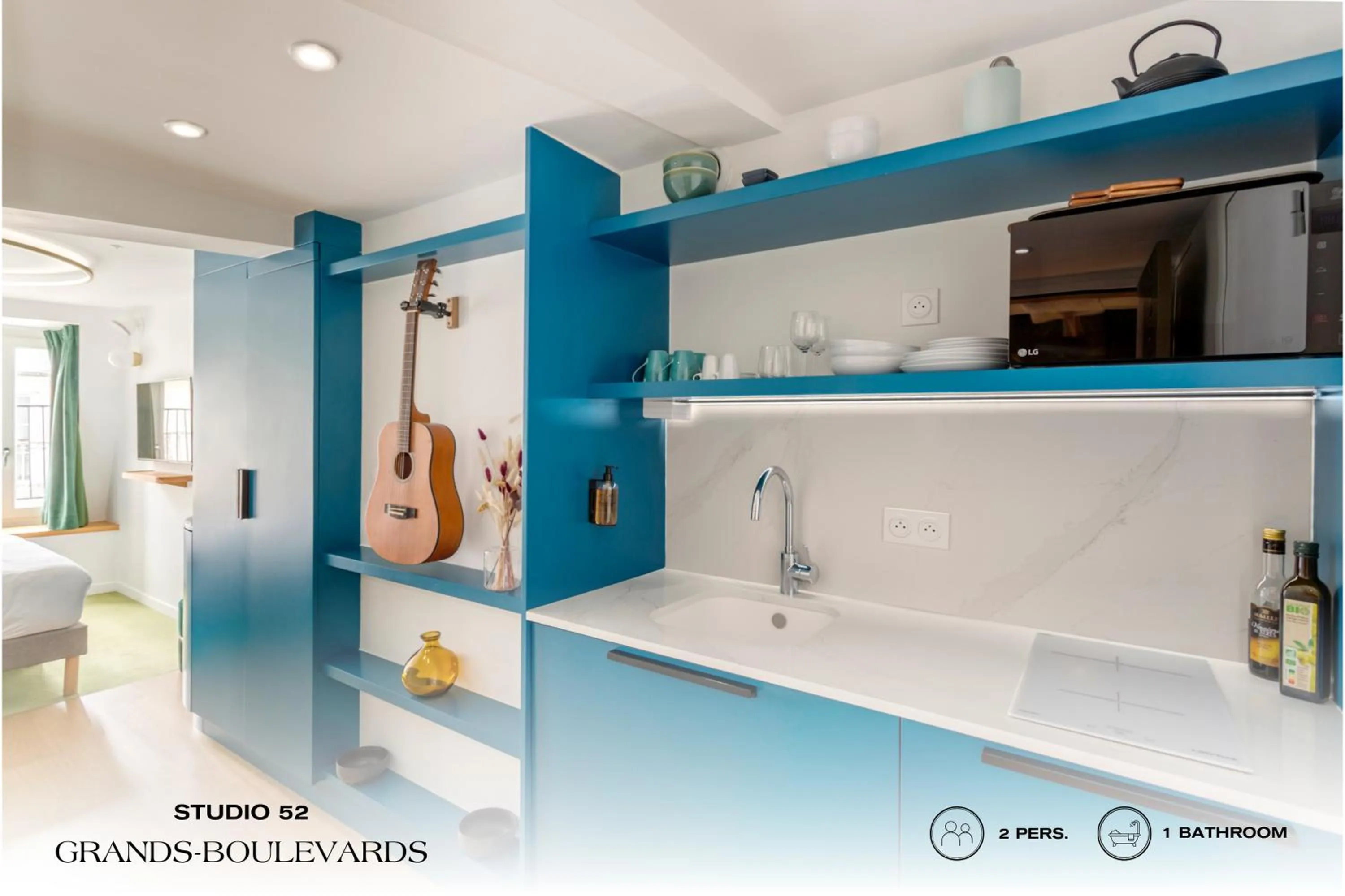 Kitchen or kitchenette in Beauquartier - Grands Boulevards