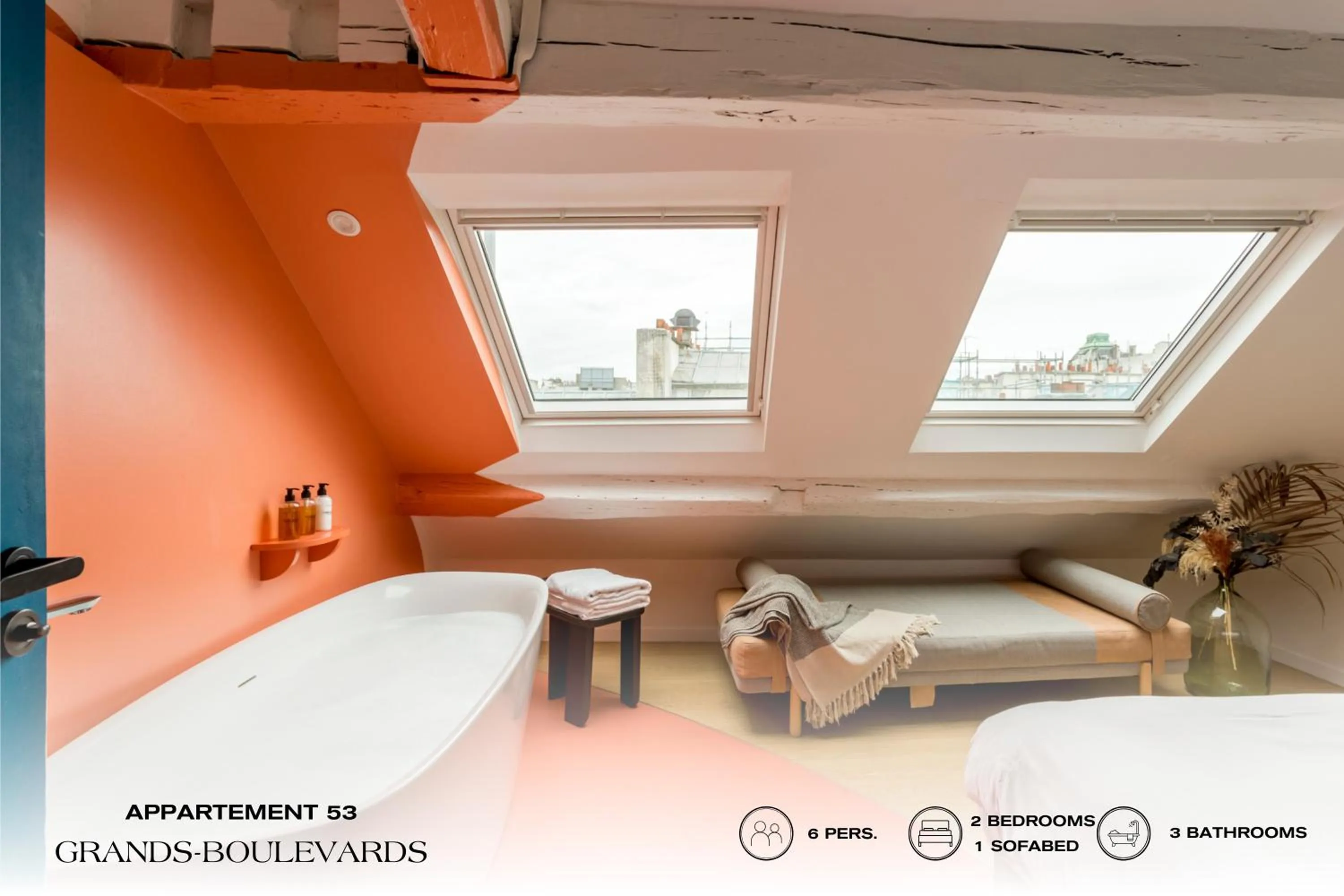 Photo of the whole room, Bed in Beauquartier - Grands Boulevards