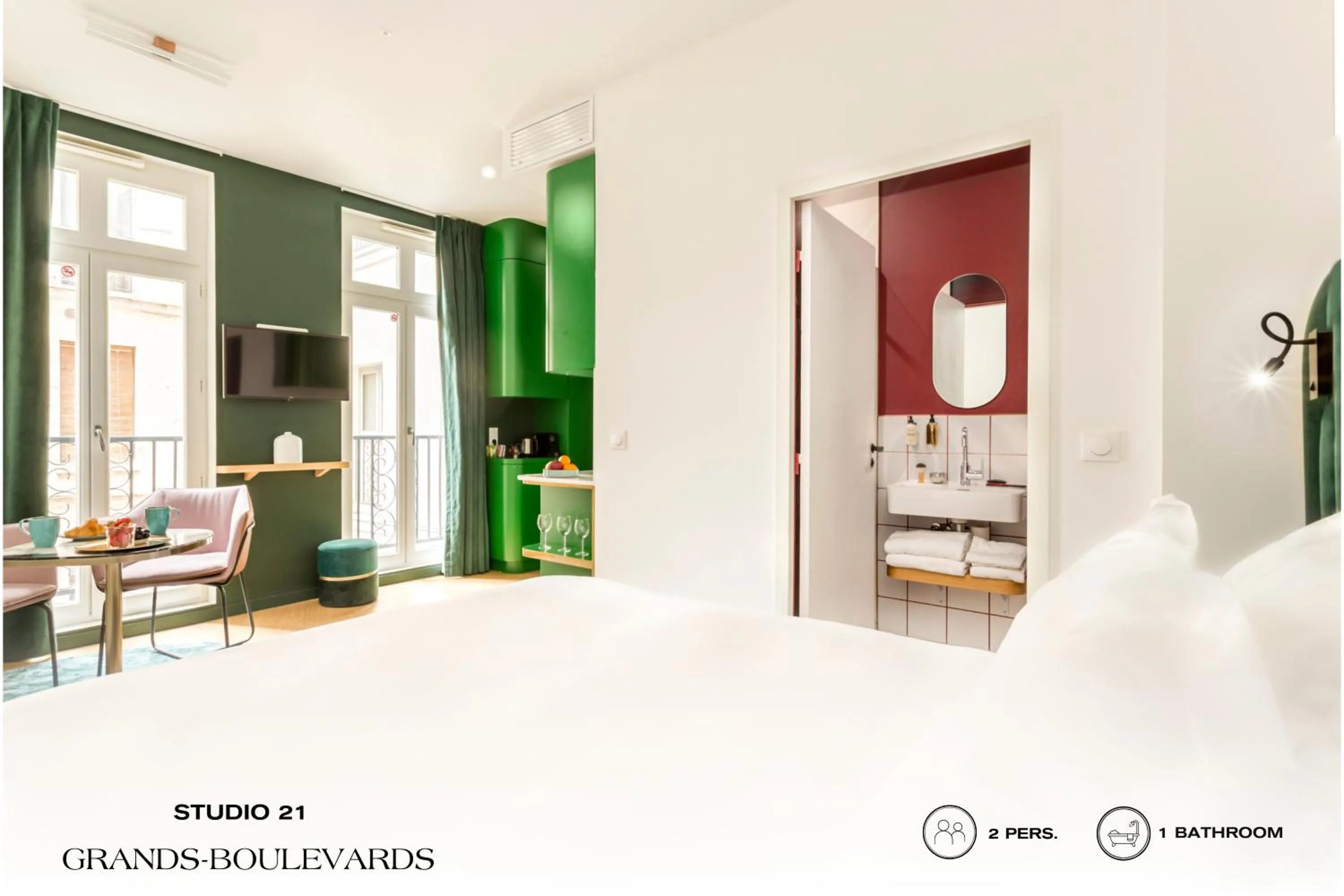 Bed in Beauquartier - Grands Boulevards