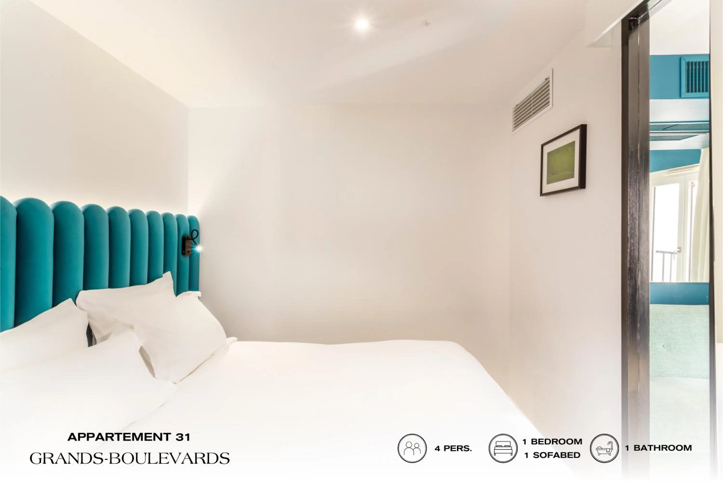 Bed in Beauquartier - Grands Boulevards