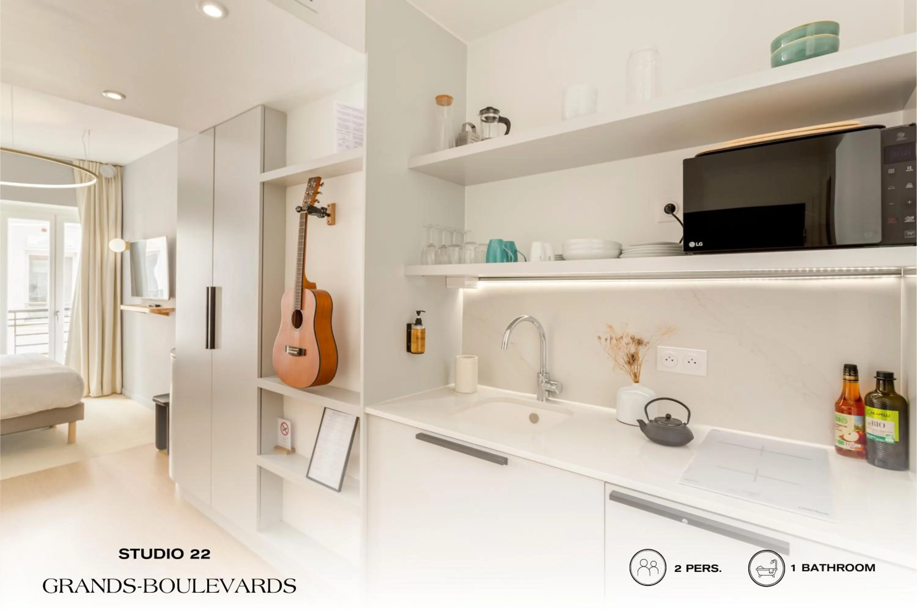 Kitchen or kitchenette in Beauquartier - Grands Boulevards