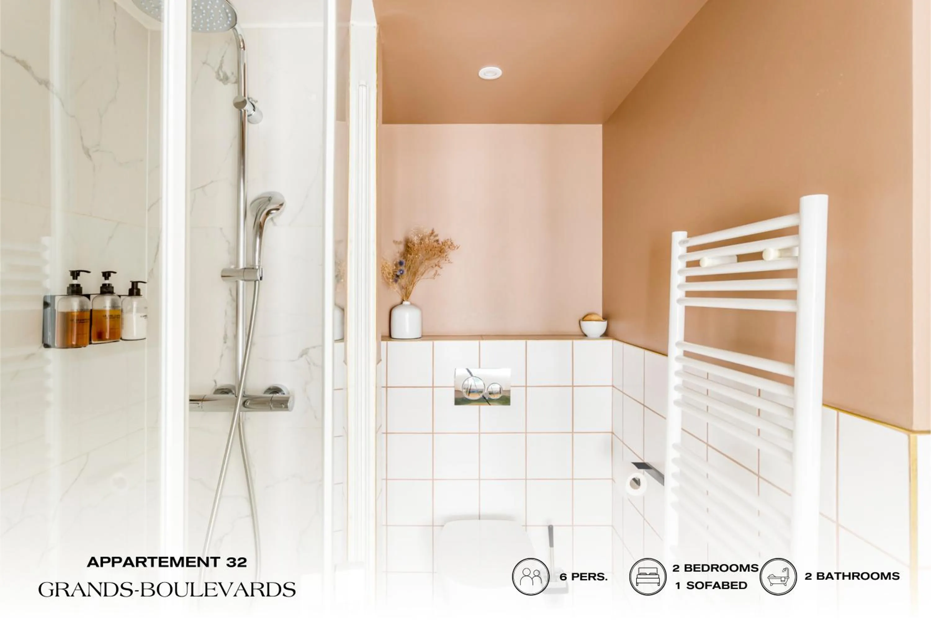 Bathroom in Beauquartier - Grands Boulevards