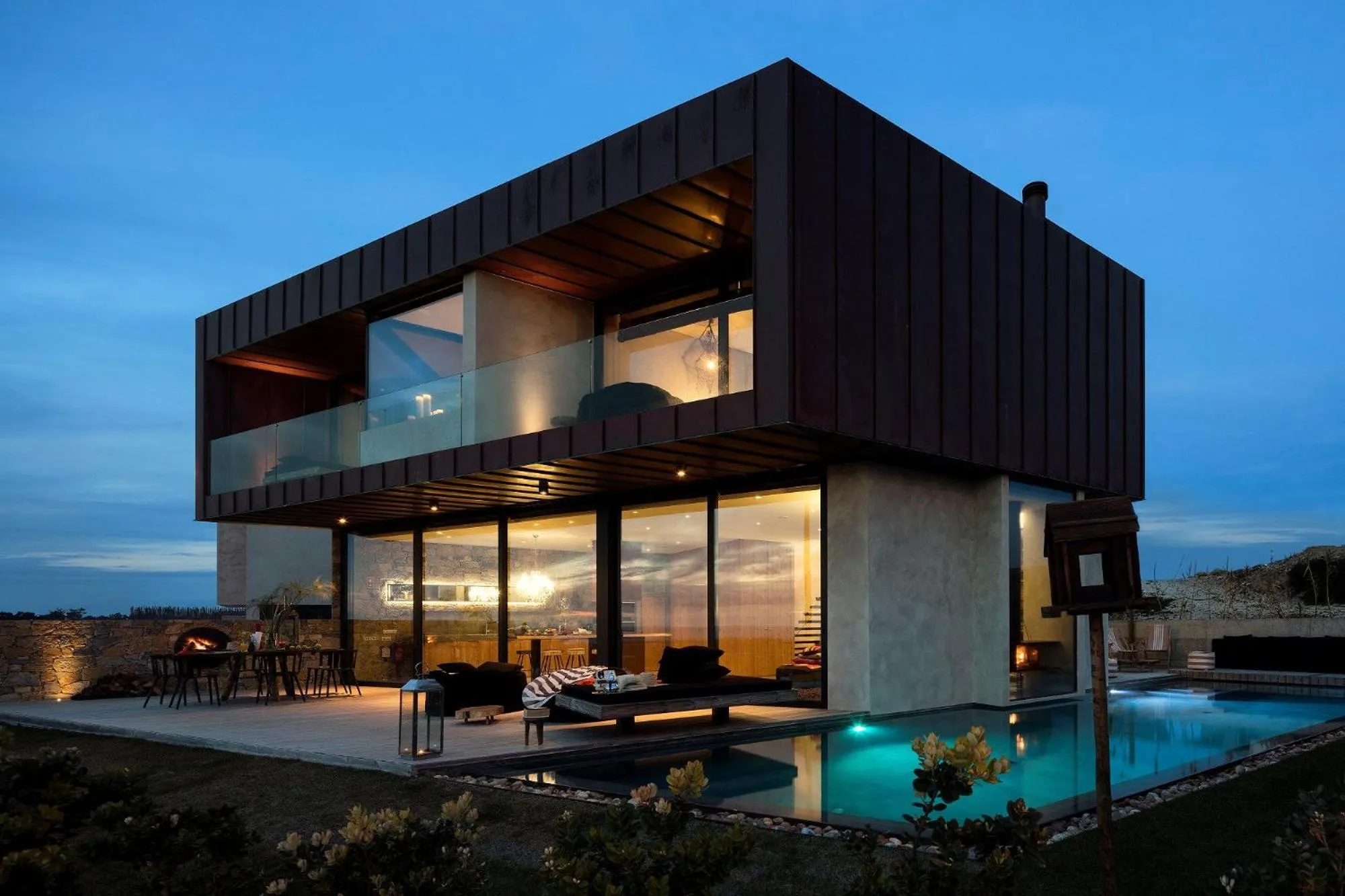 Night in Areias do Seixo Villas