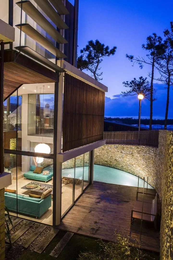 Patio in Areias do Seixo Villas