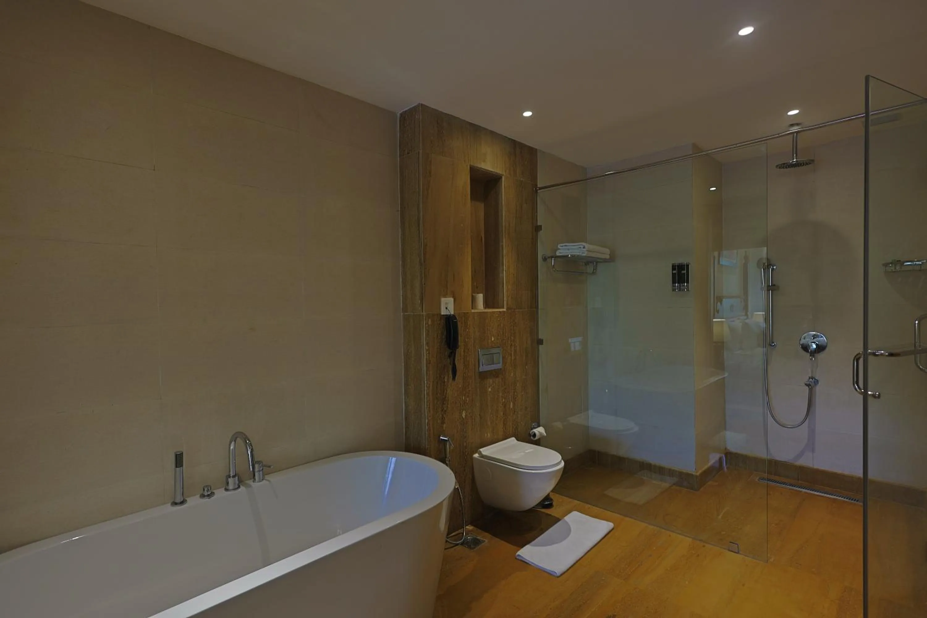 Shower in Punarnava Resort & Spa