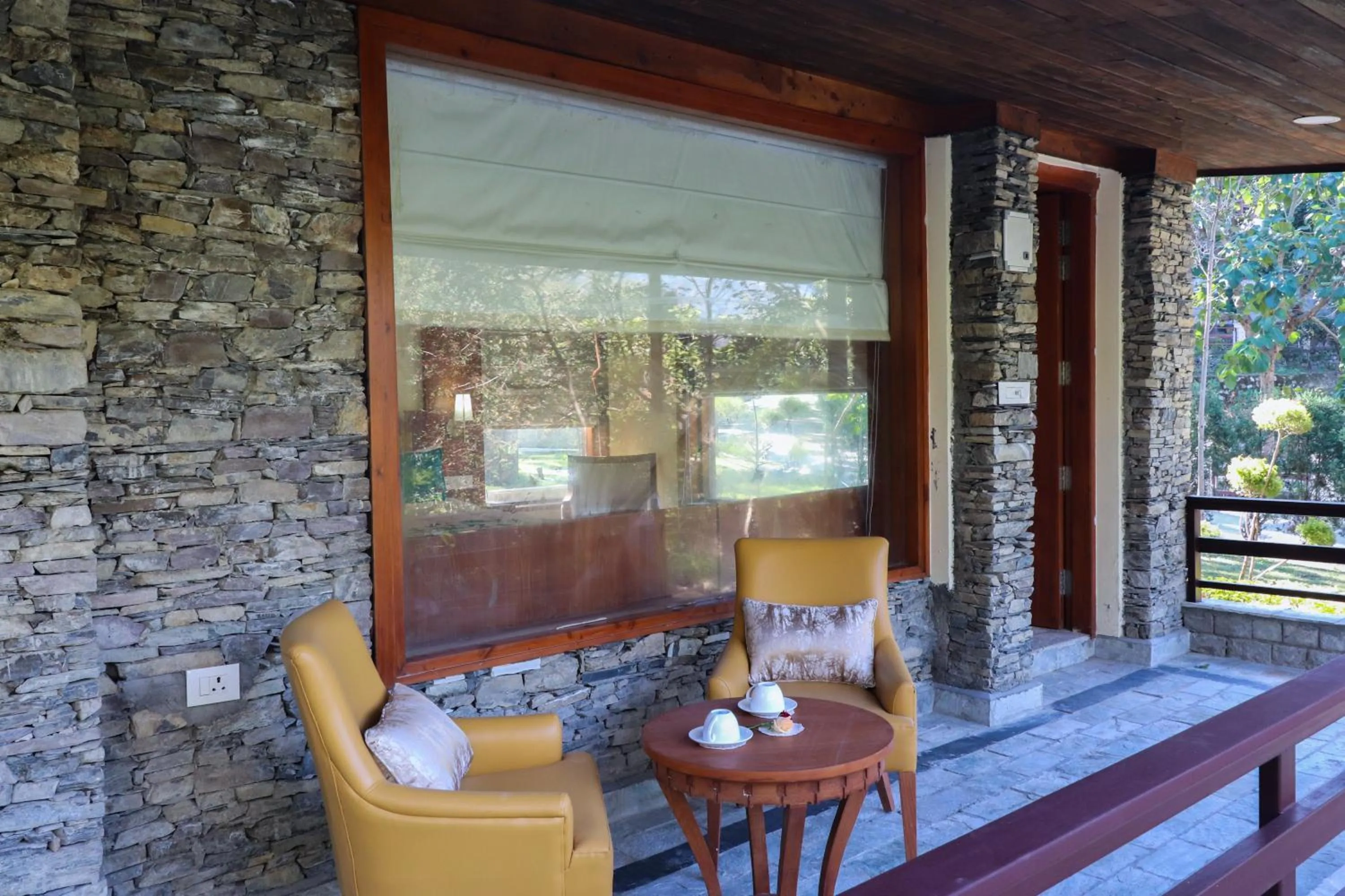 Patio in Punarnava Resort & Spa