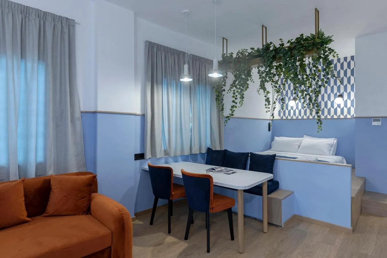 Bed in Acro Urban Suites