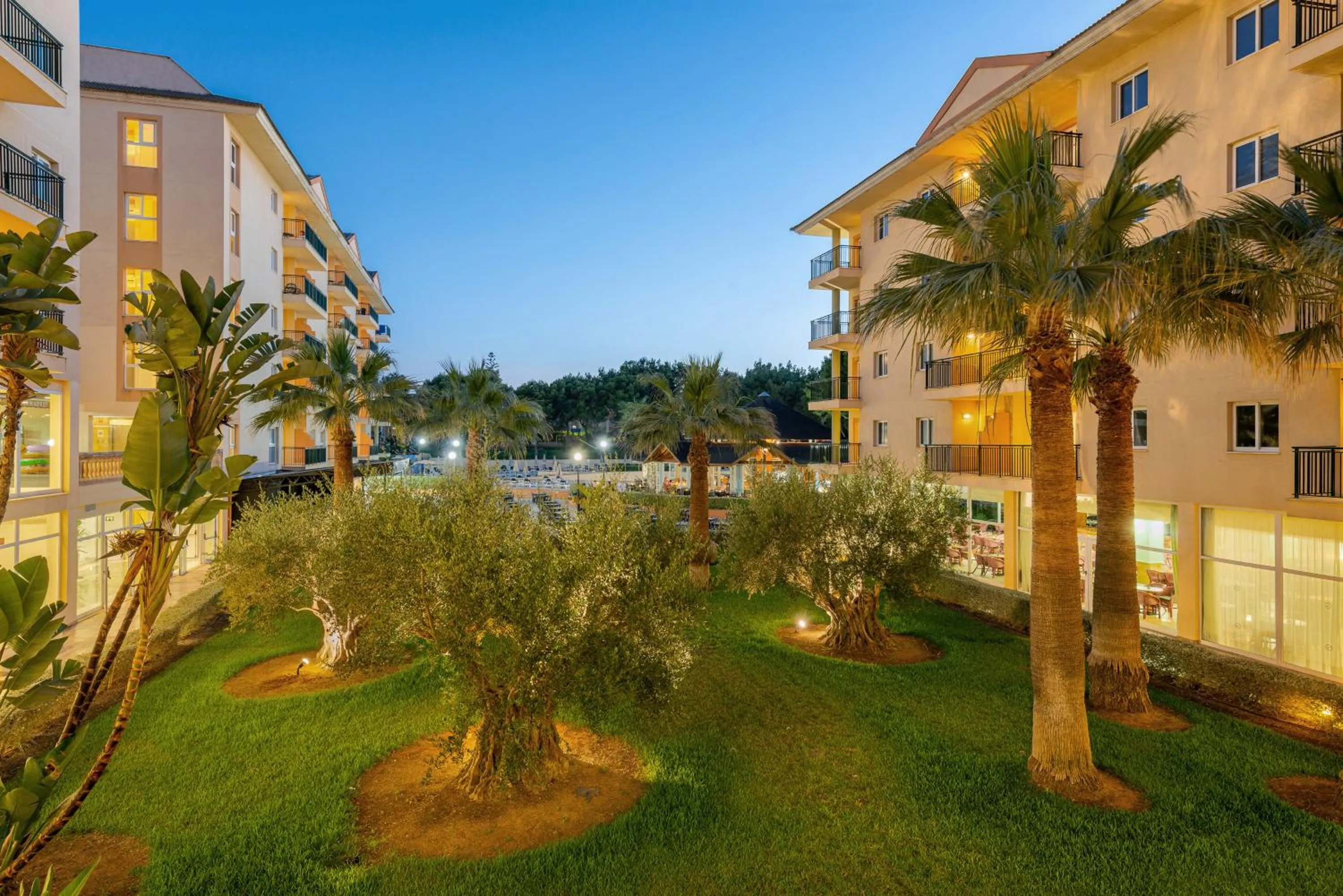 Garden in Can Picafort Palace