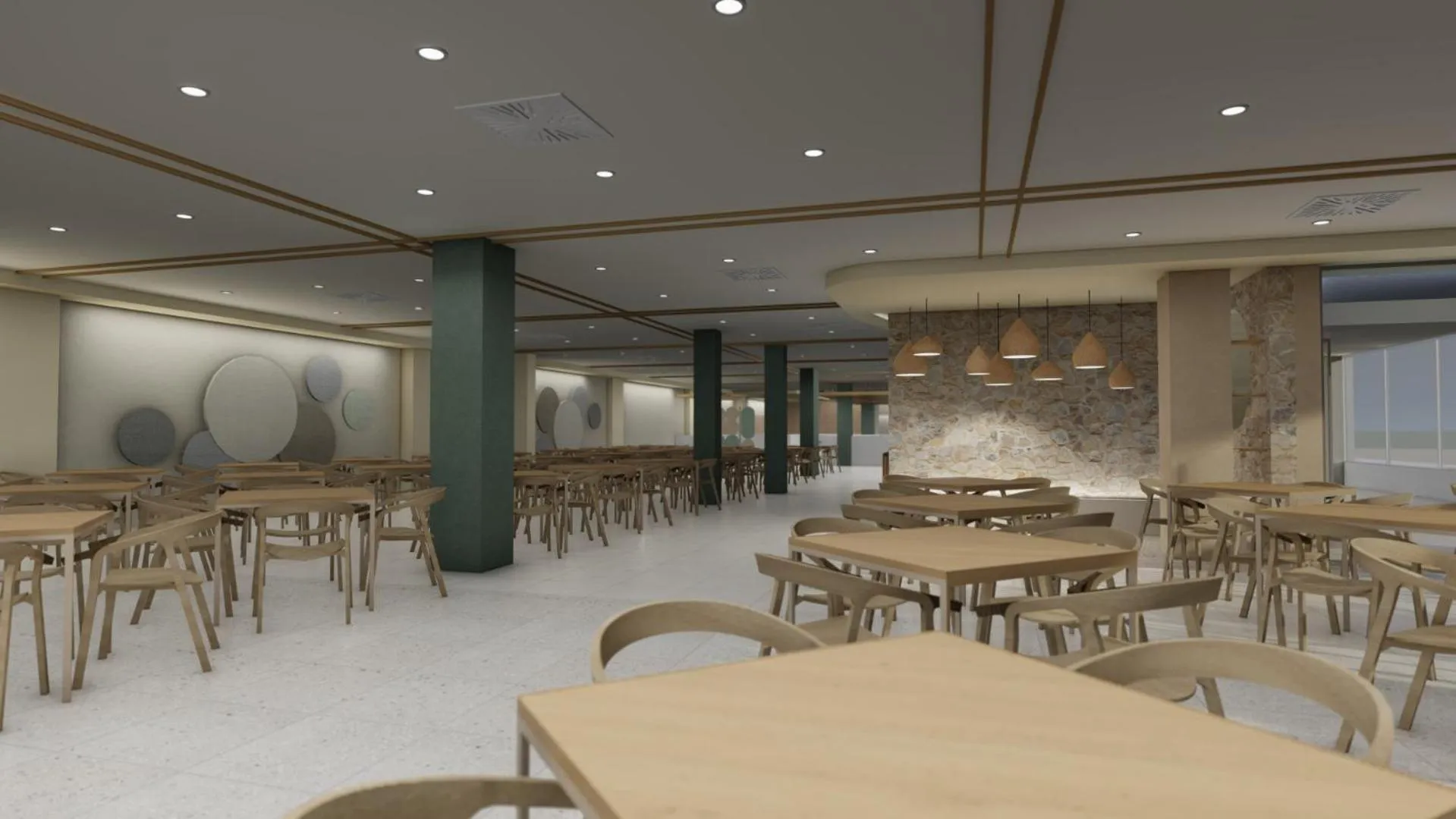 Dining area in Can Picafort Palace