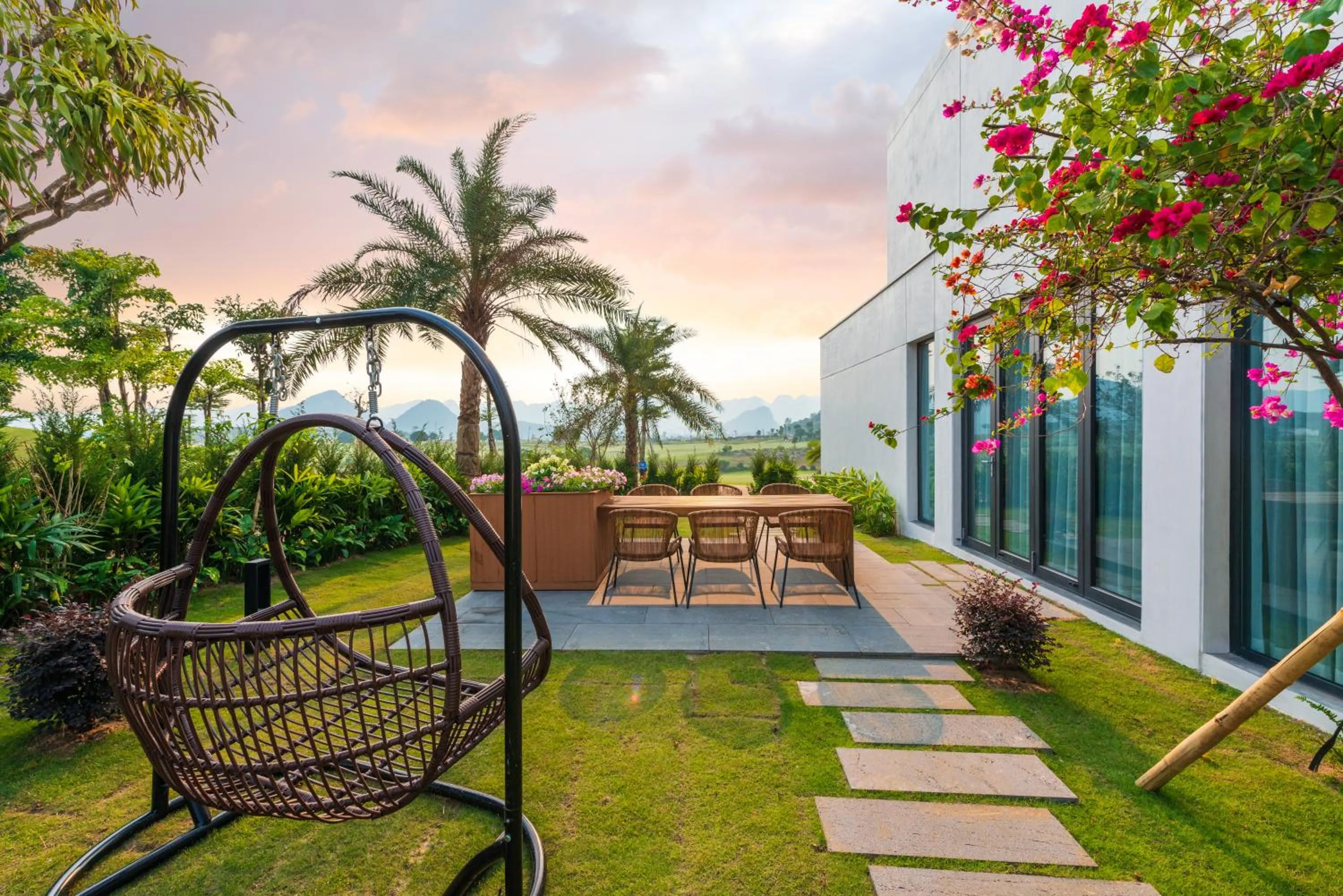 Patio in The Five Resort & Golf Hoang Gia Ninh Binh