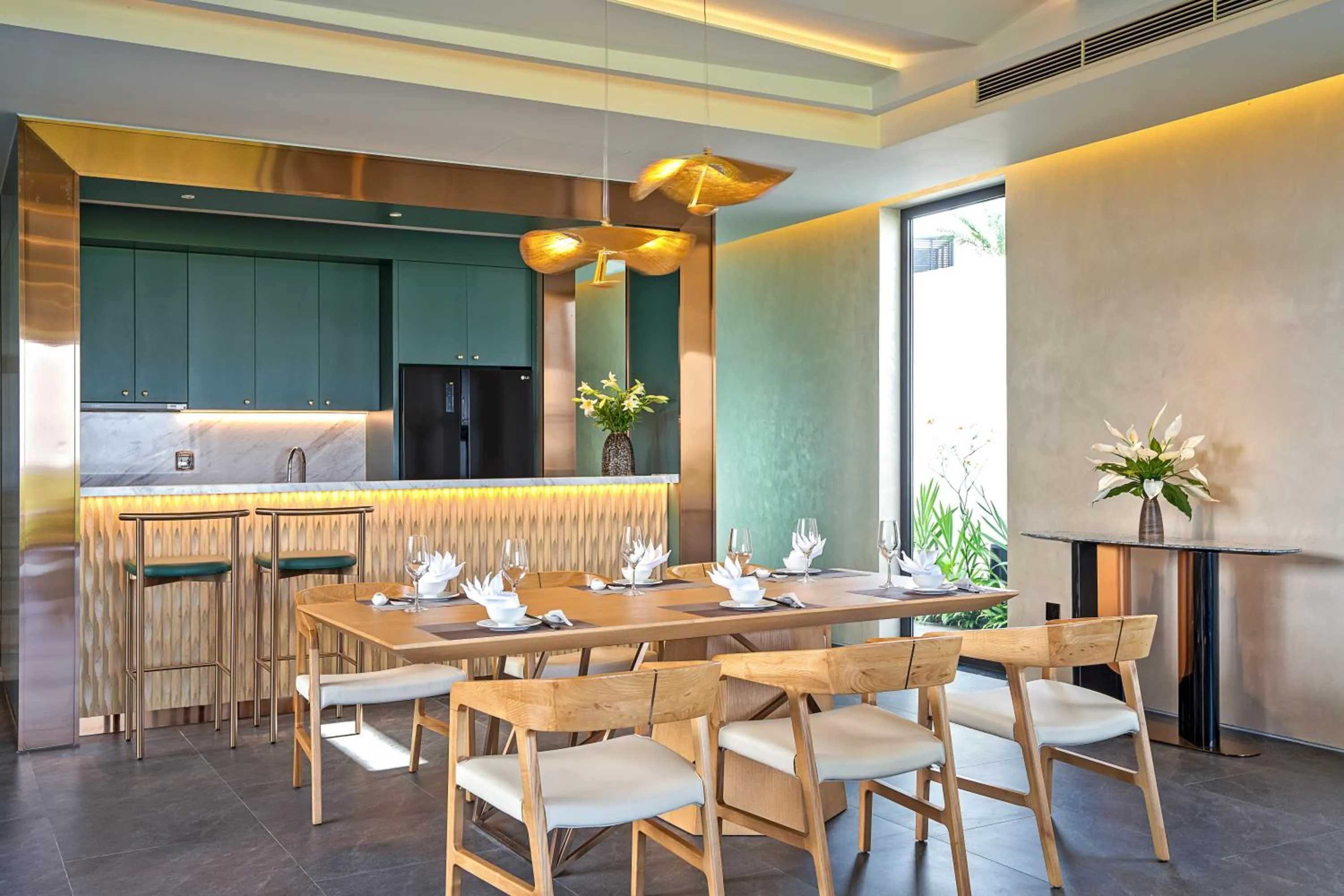 Dining area in The Five Resort & Golf Hoang Gia Ninh Binh