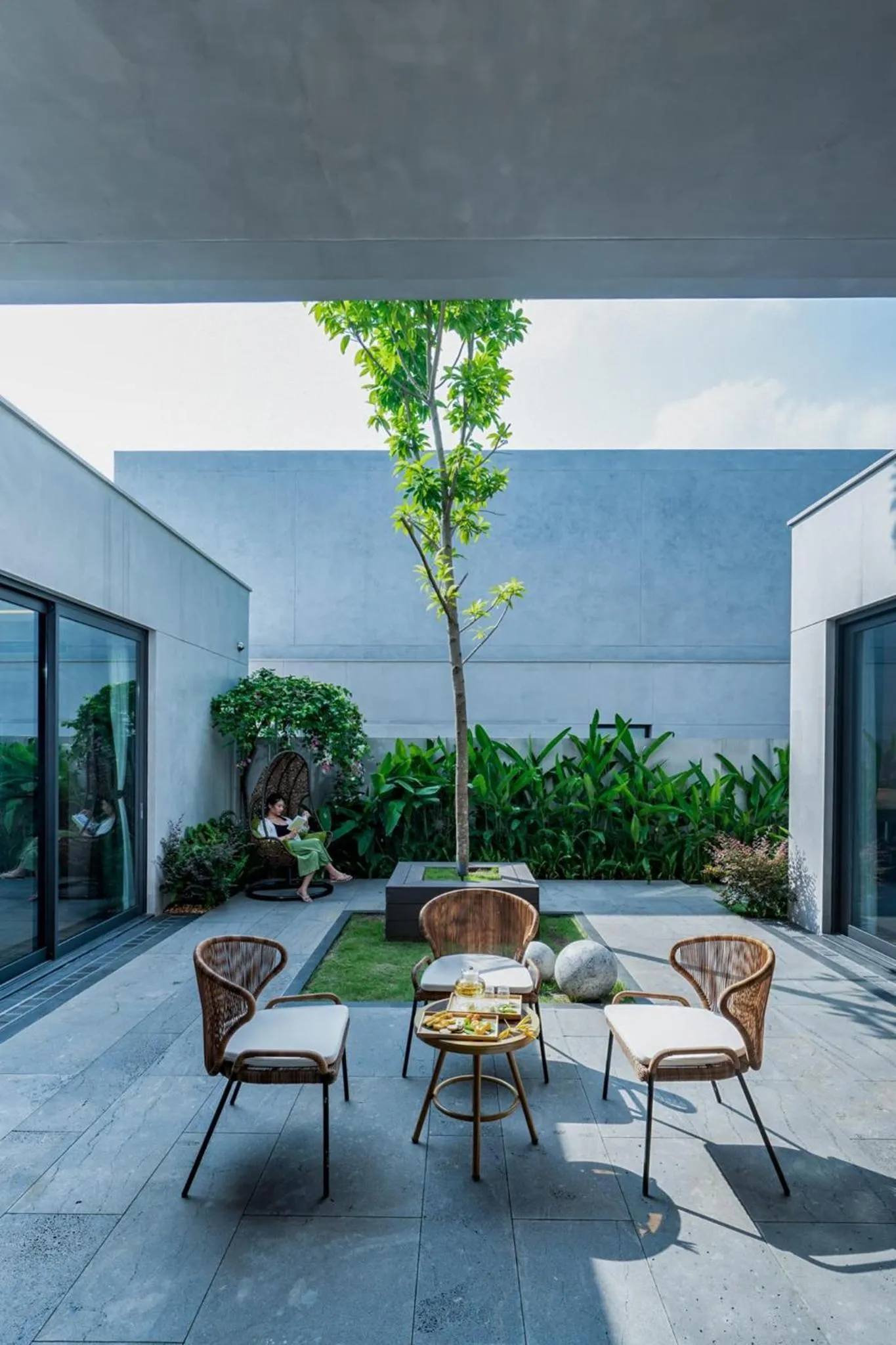 Patio in The Five Resort & Golf Hoang Gia Ninh Binh