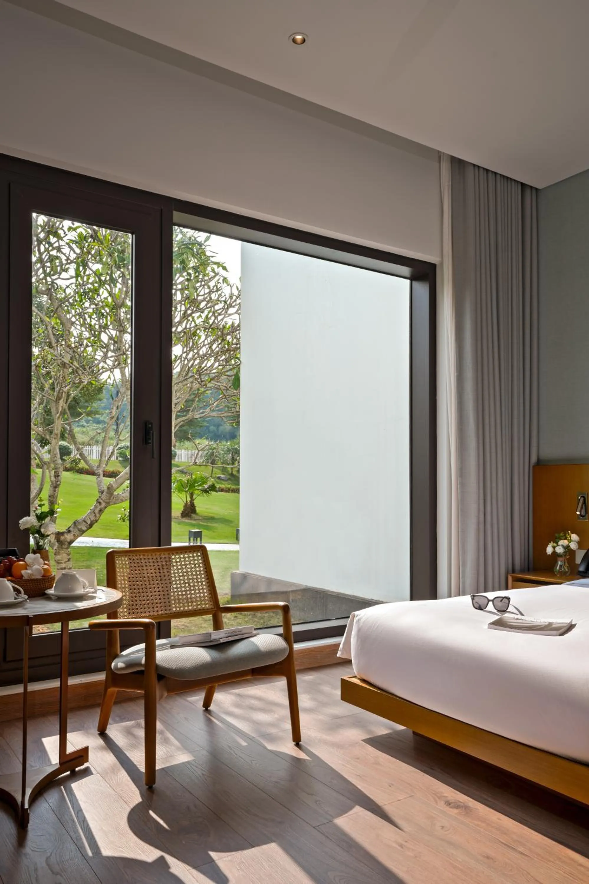View (from property/room), Bed in The Five Resort & Golf Hoang Gia Ninh Binh