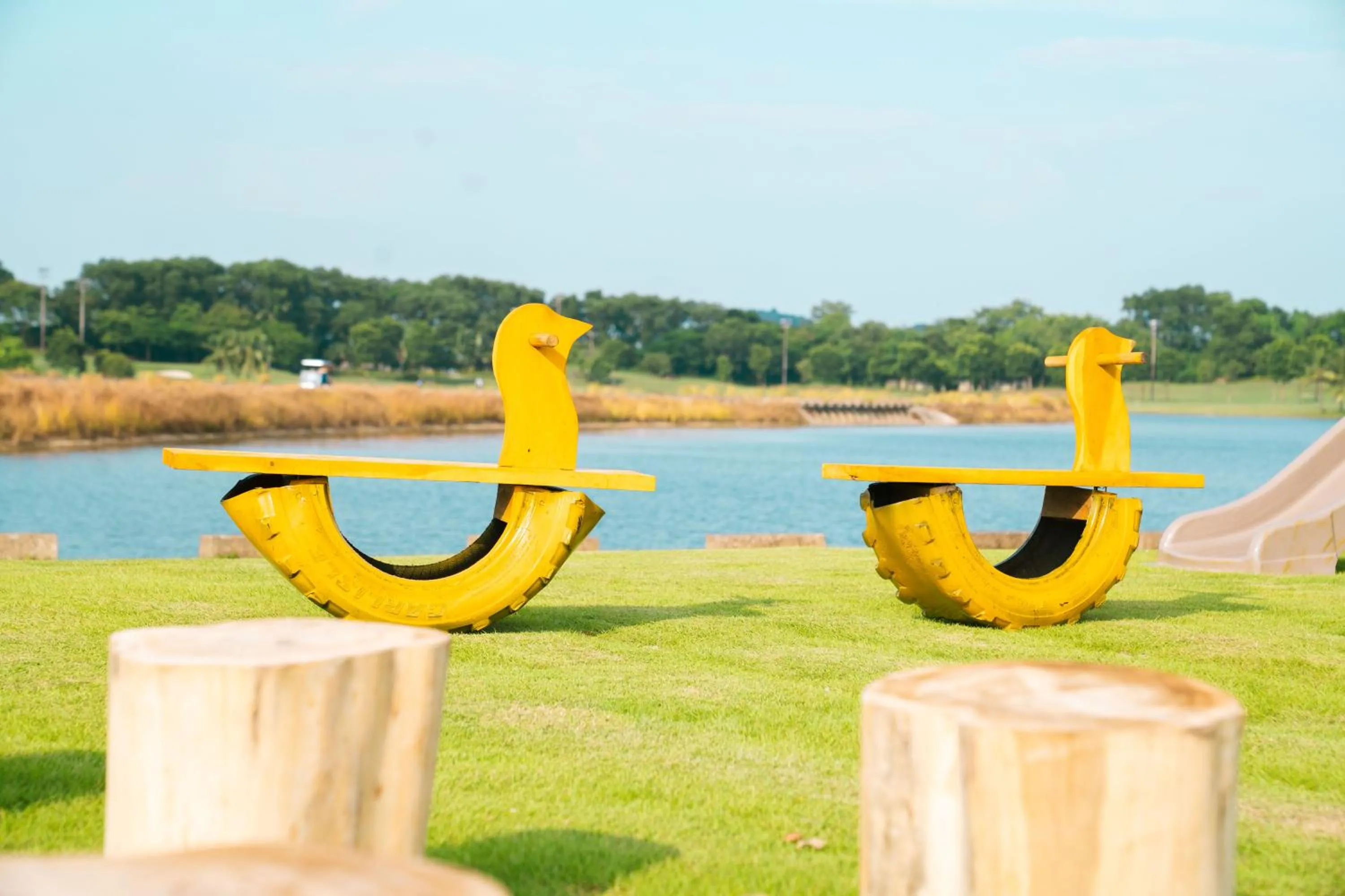 Children play ground in The Five Resort & Golf Hoang Gia Ninh Binh
