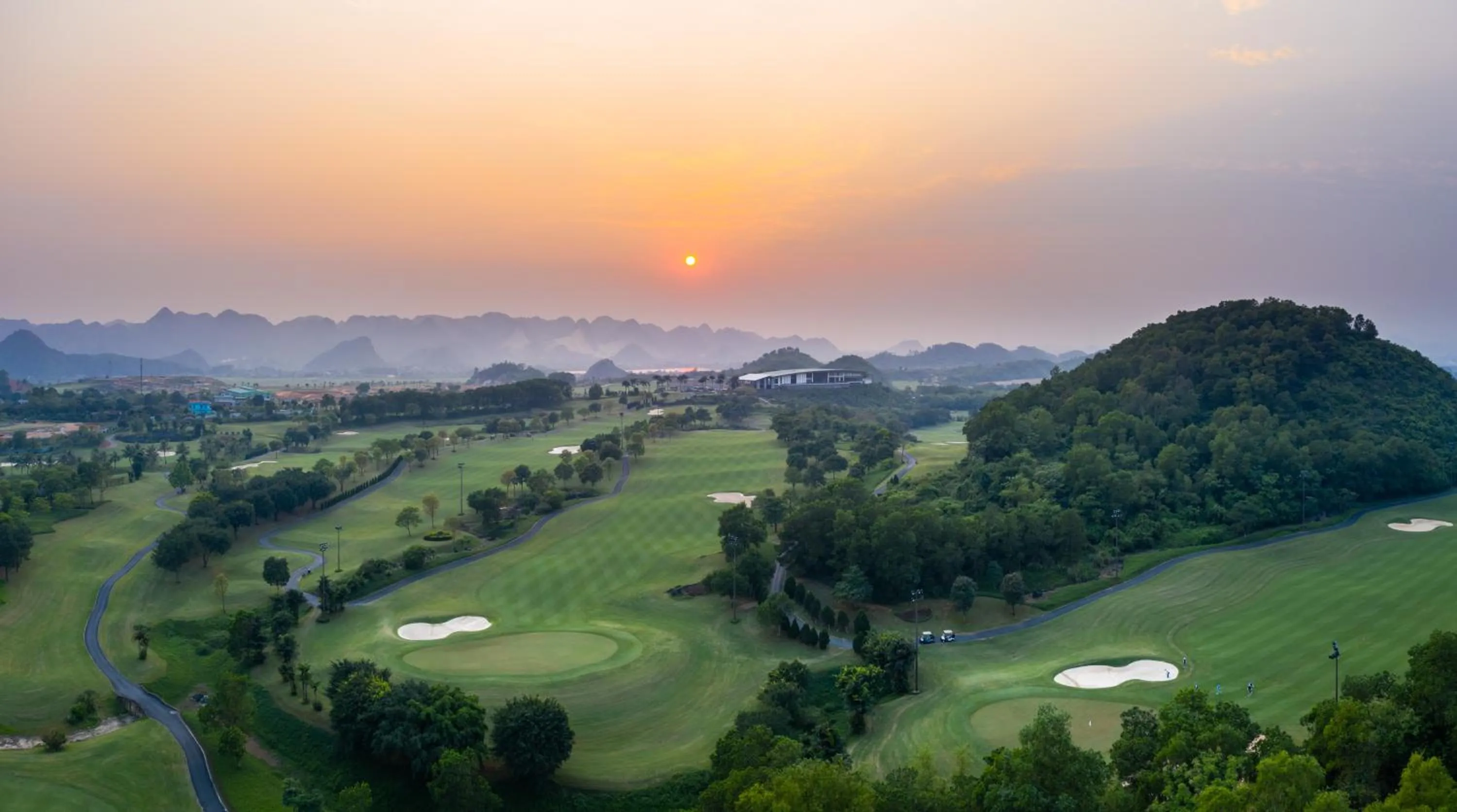 Golfcourse in The Five Resort & Golf Hoang Gia Ninh Binh