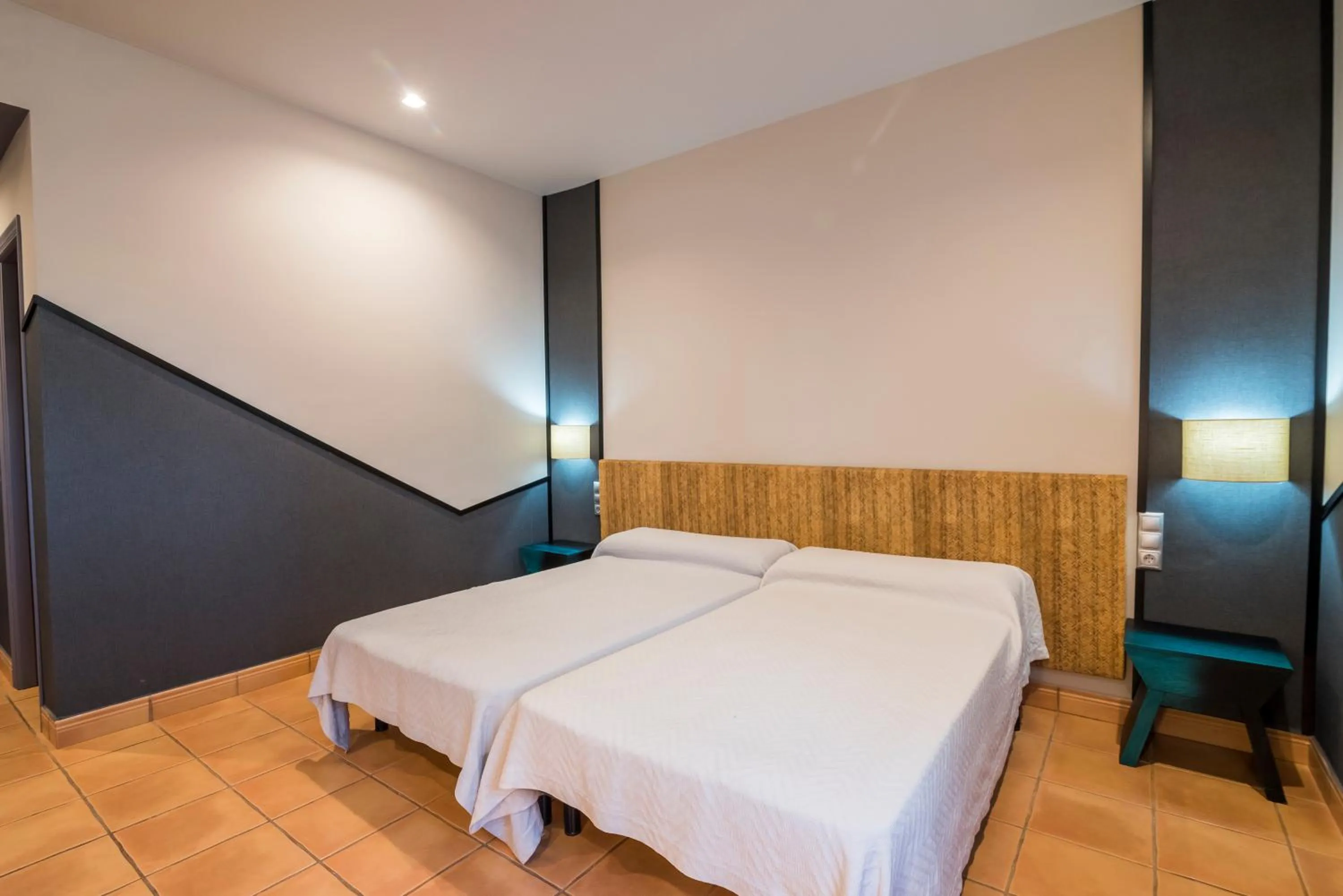 Bed in Hotel El Coto De Quevedo