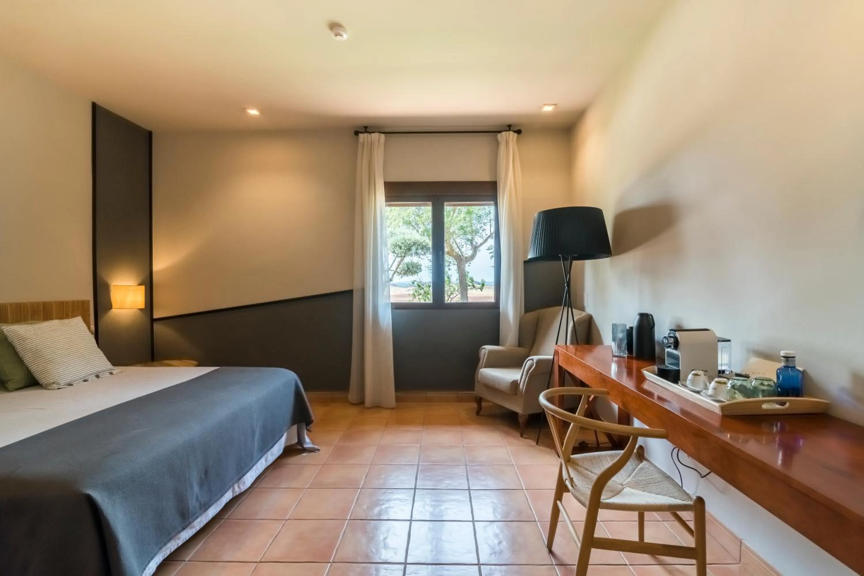 Bed in Hotel El Coto De Quevedo