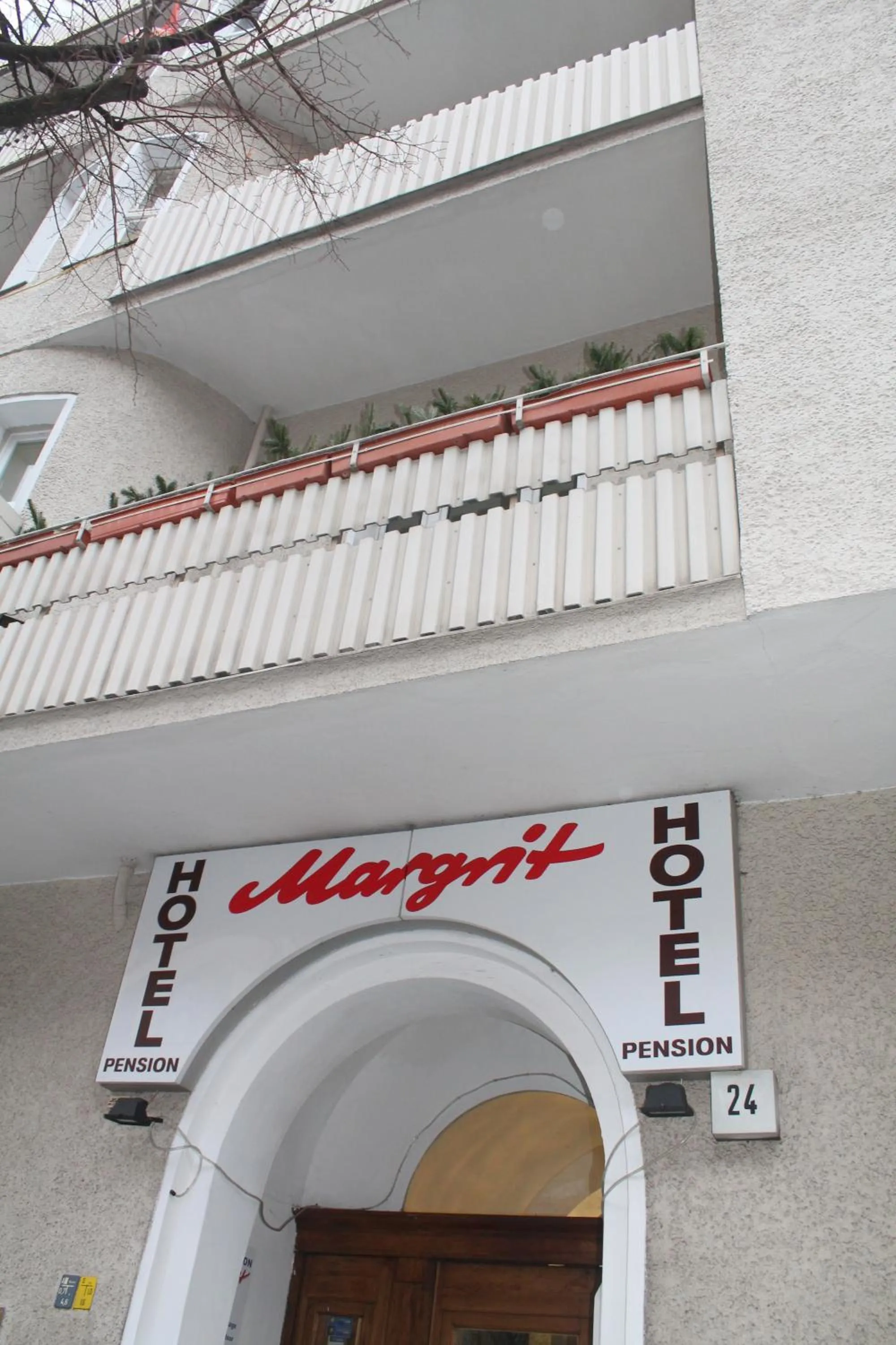 Facade/entrance in Hotel Margrit