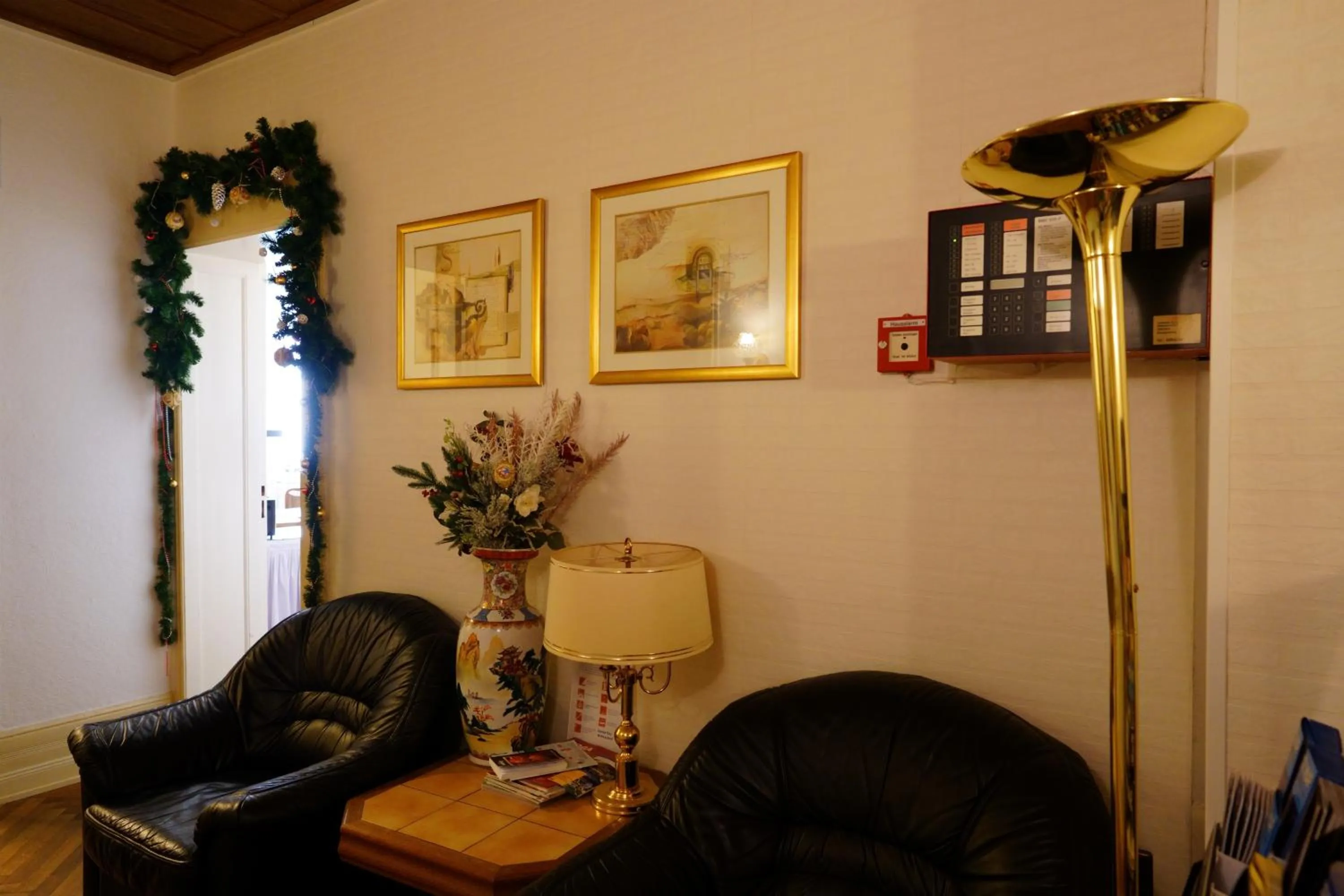 Lobby or reception in Hotel Margrit