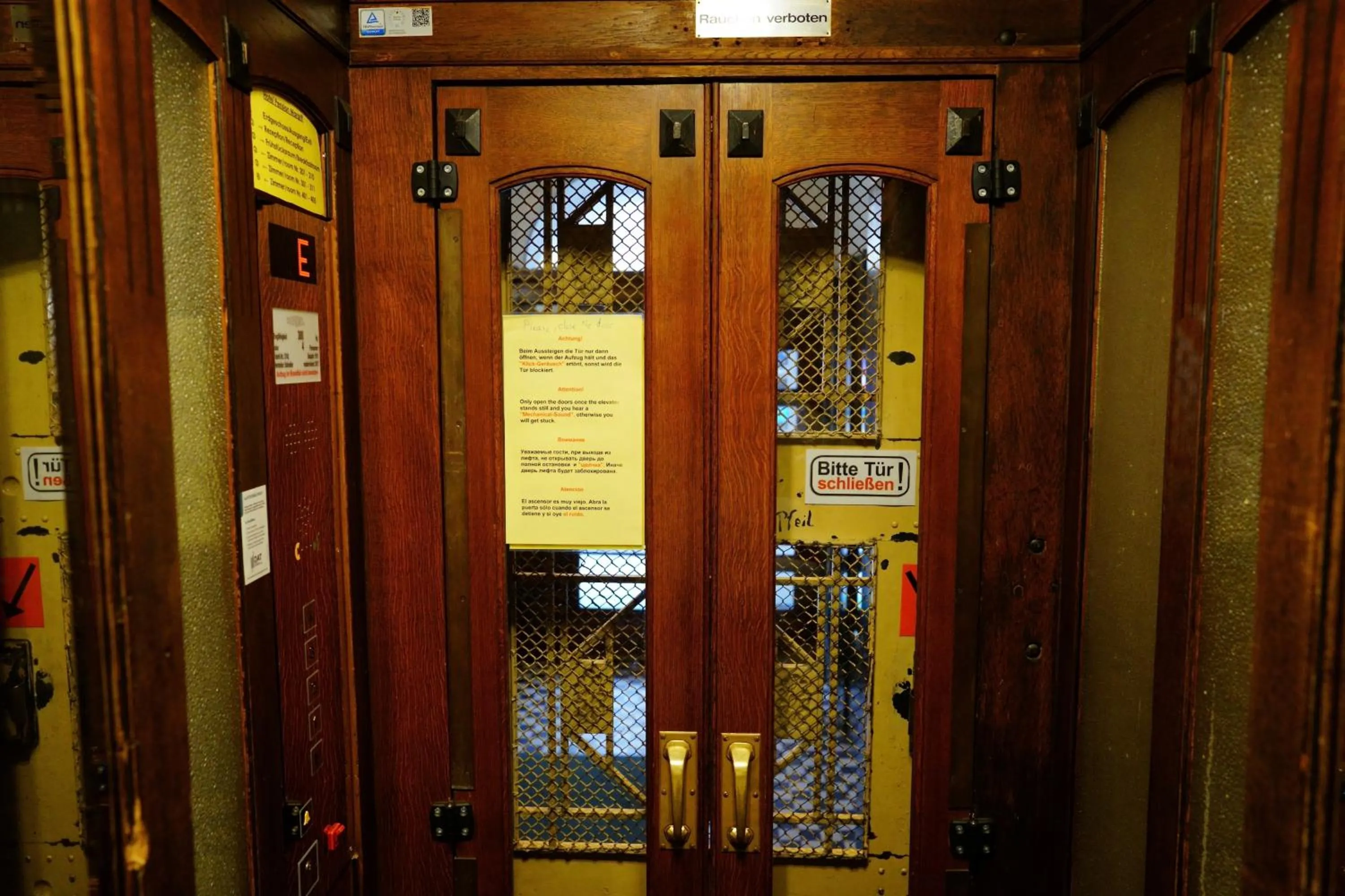 elevator in Hotel Margrit