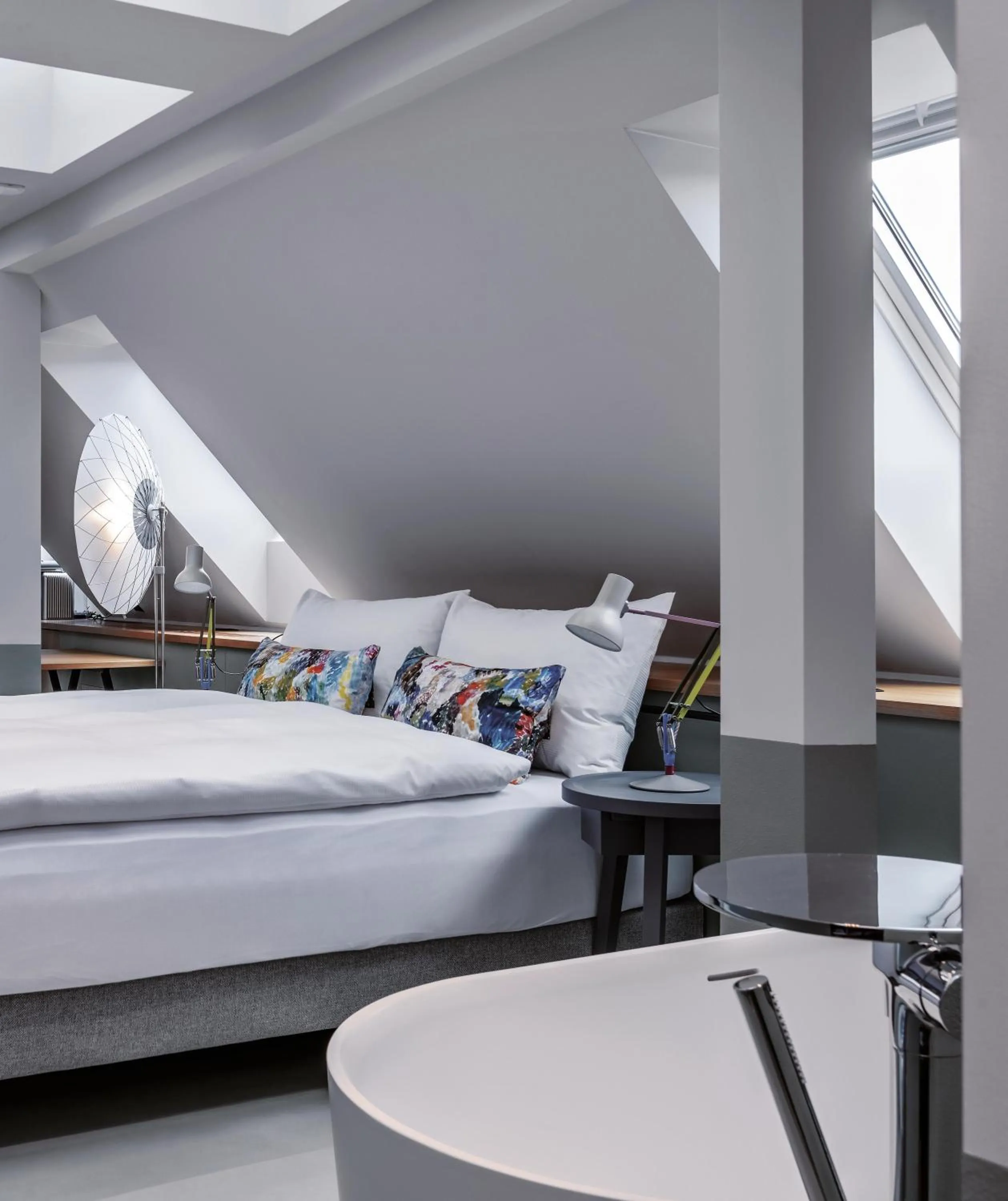 Photo of the whole room, Bed in Sorell Boutique-Hotel City Weissenstein St Gallen
