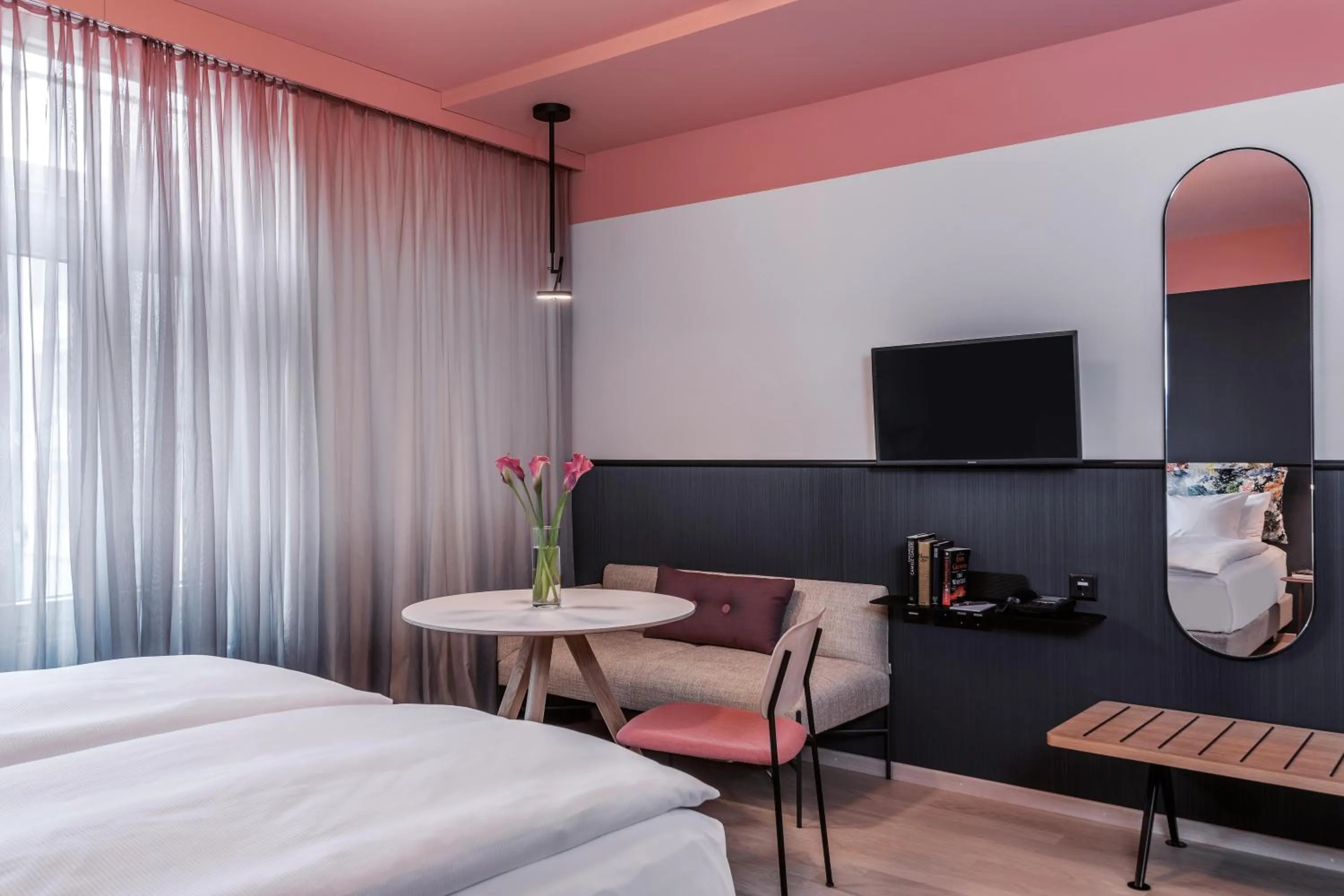 TV and multimedia, Bed in Sorell Boutique-Hotel City Weissenstein St Gallen