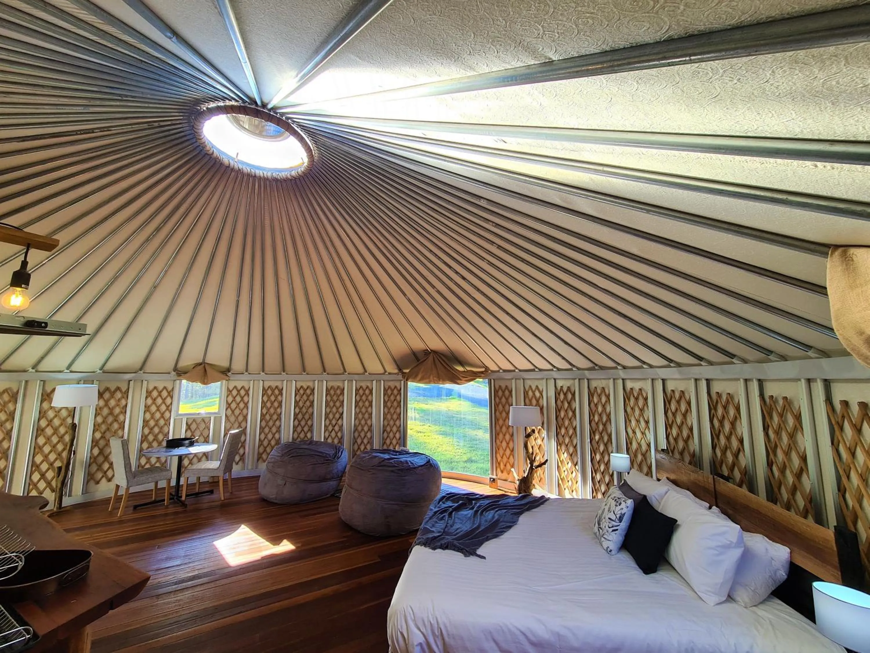 Bed in Noosa Eco Retreat