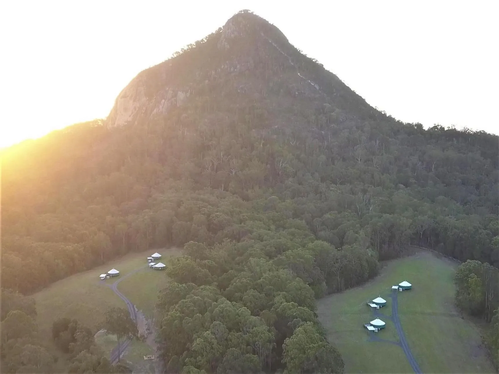 Bird's eye view in Noosa Eco Retreat
