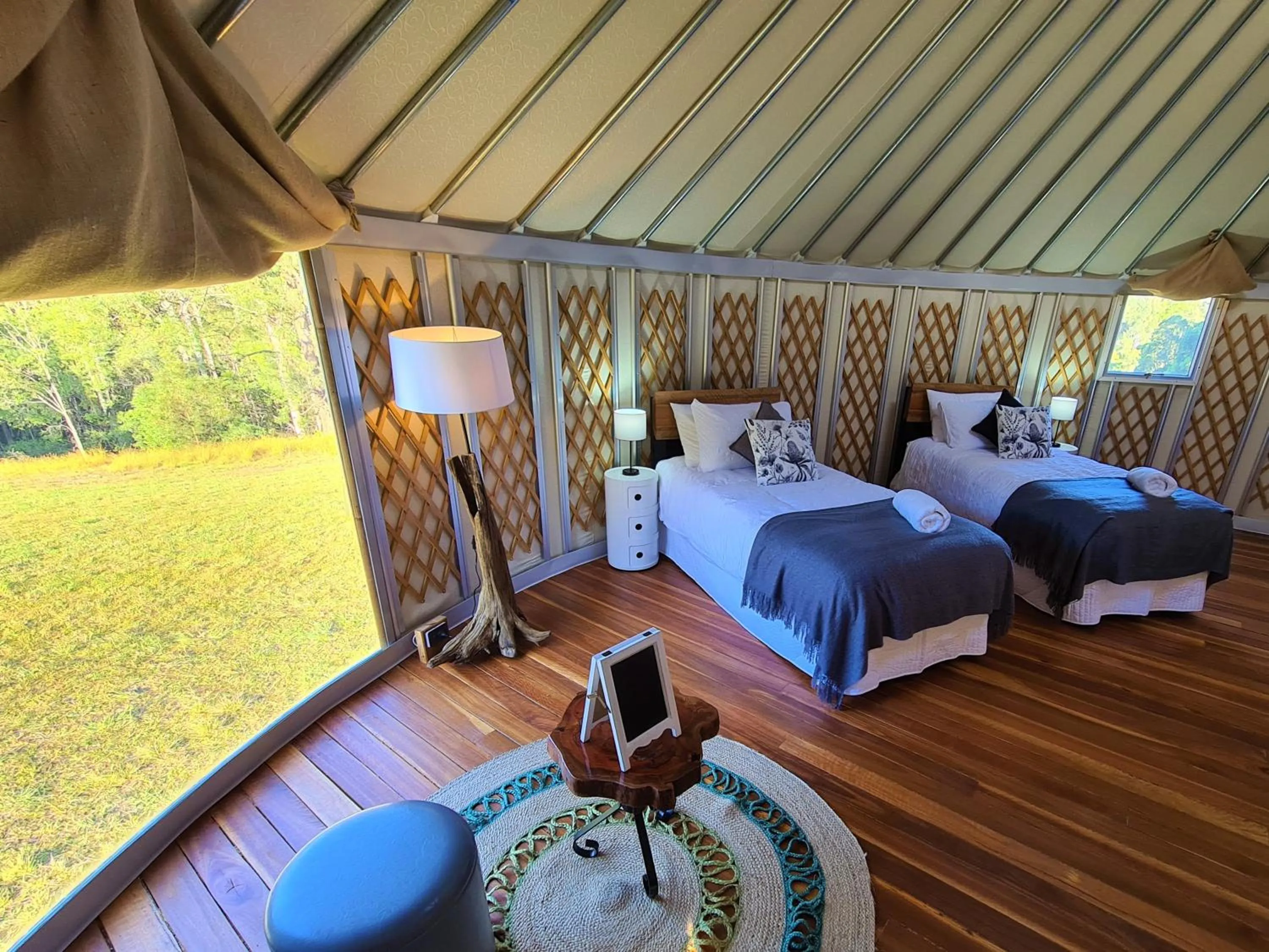 Bed in Noosa Eco Retreat