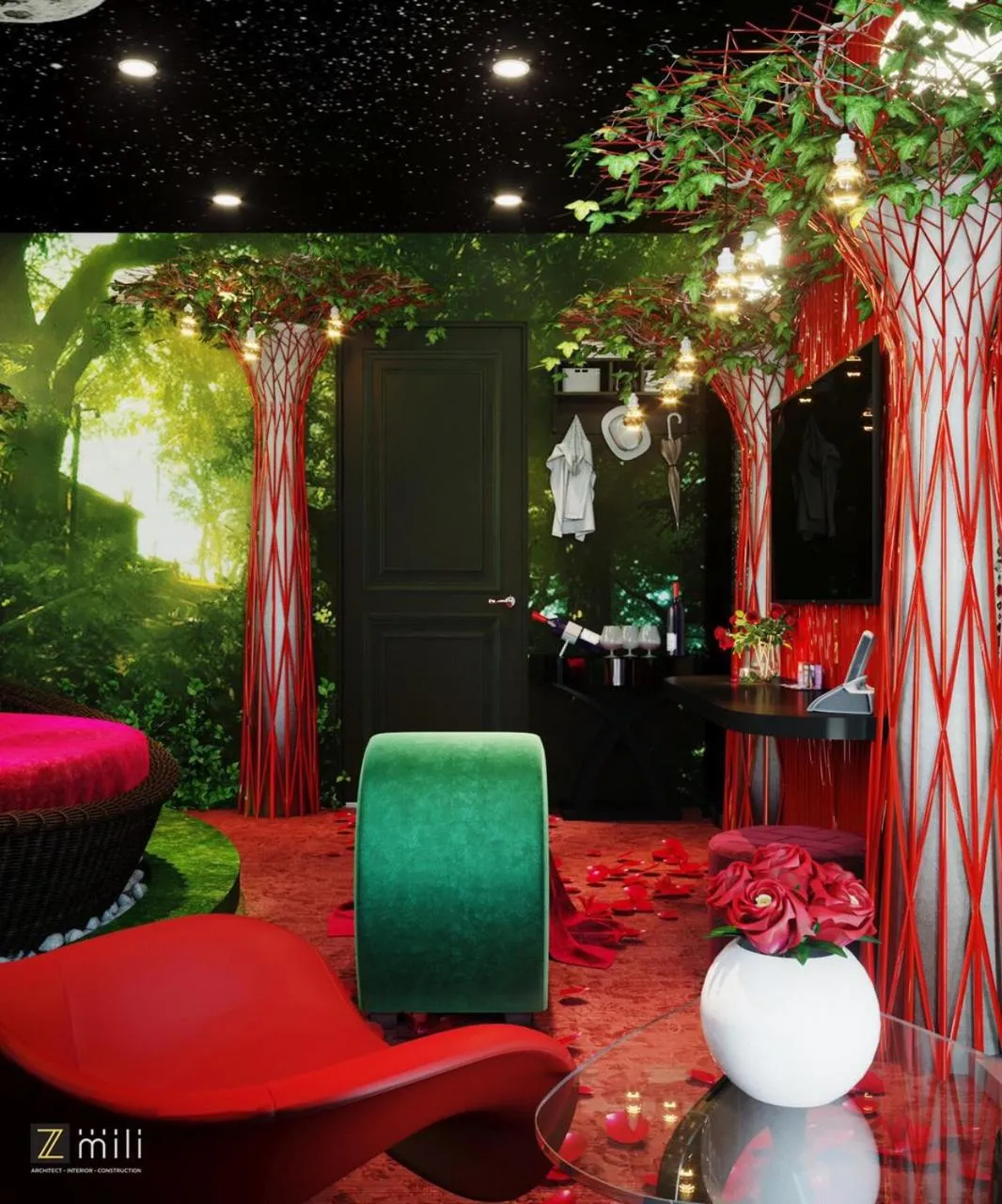 Seating area in Zen Hotel Hạ Long