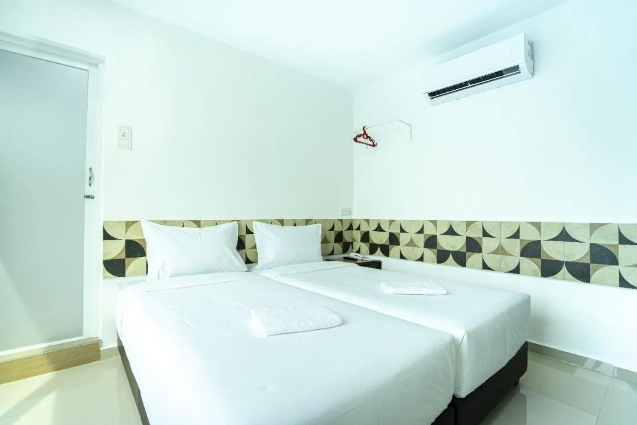 Bed in Grand Bagan Hotel