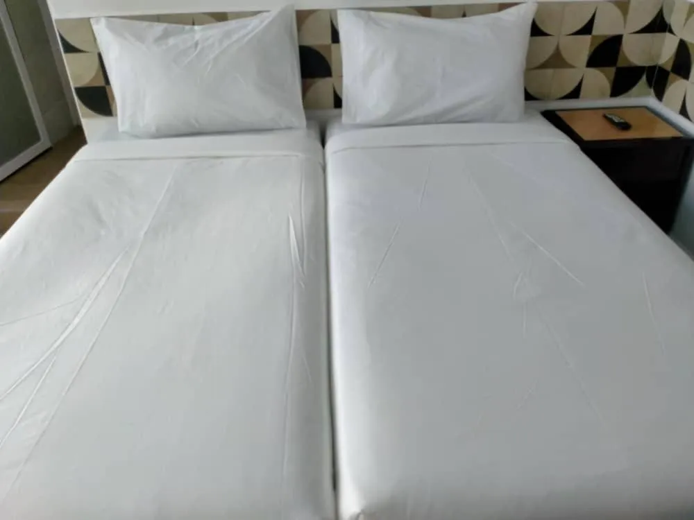 Bed in Grand Bagan Hotel