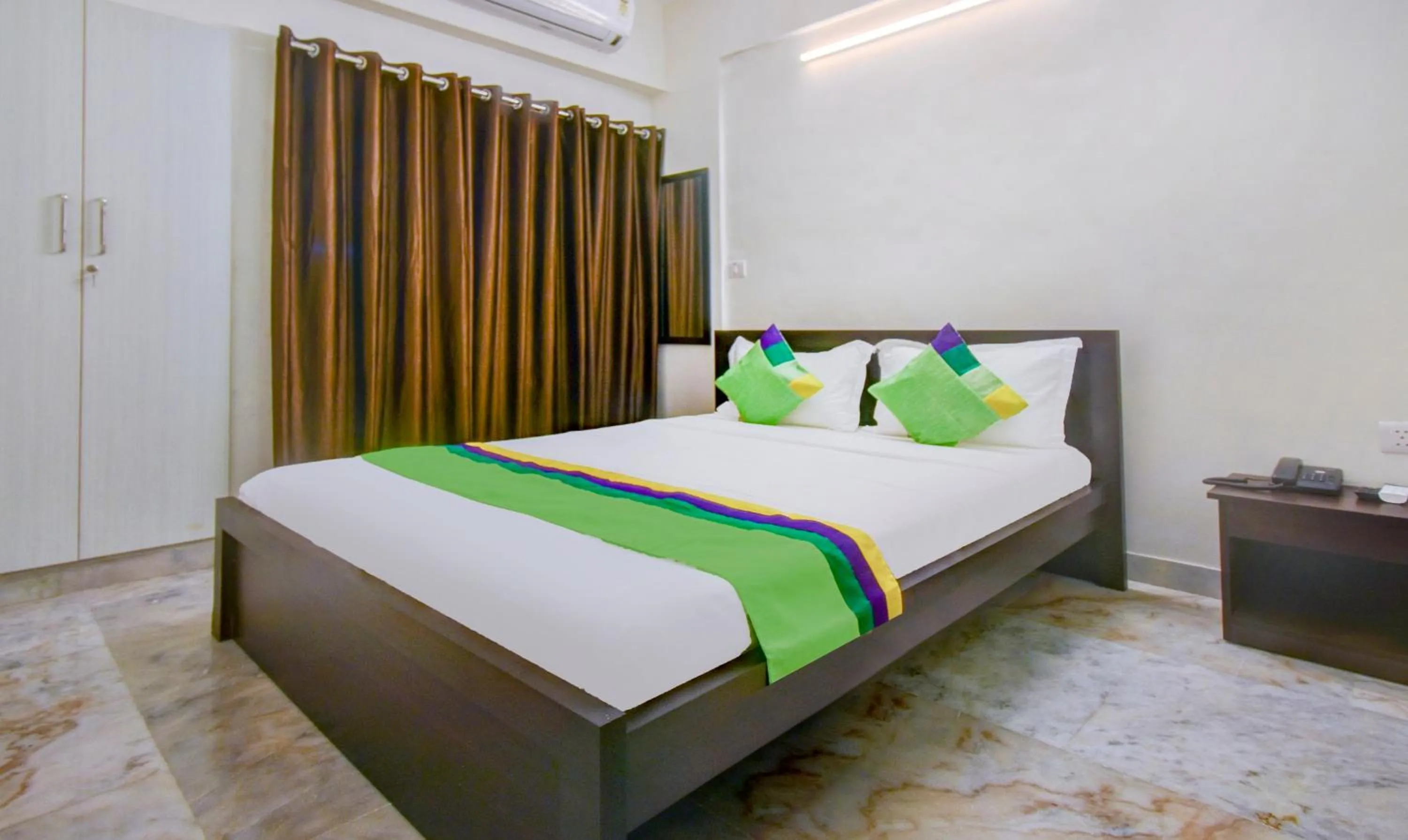 Bedroom, Bed in Treebo Eco Stay Nandanam