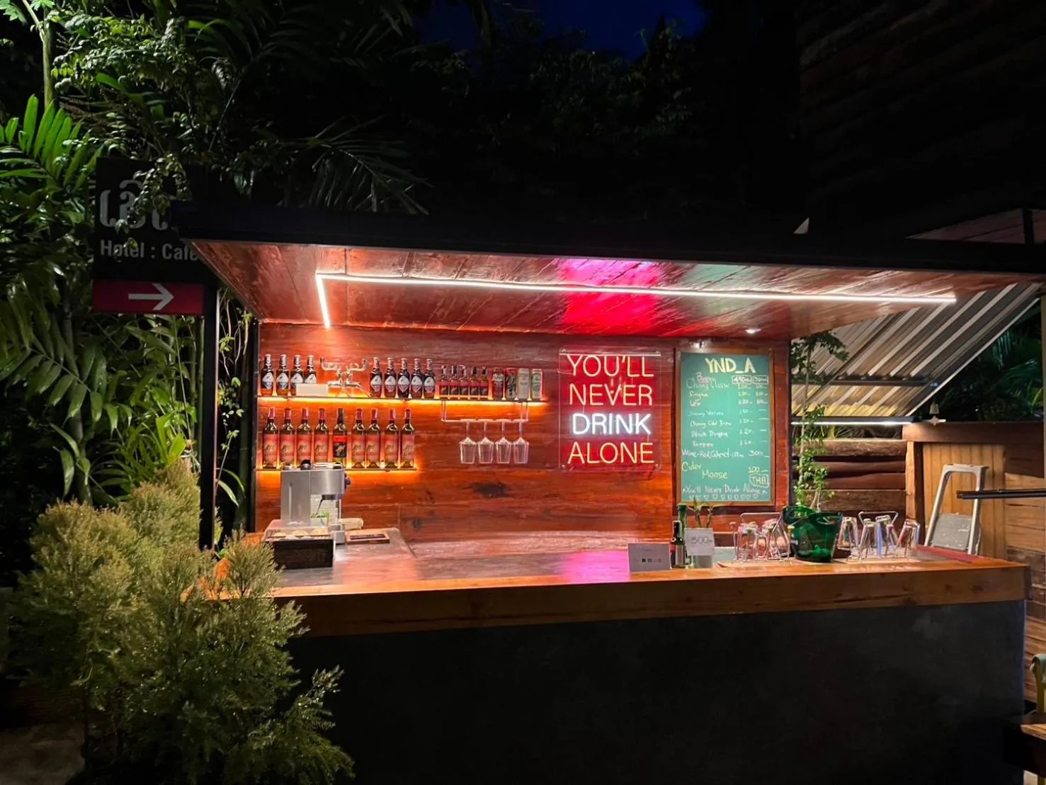 Garden view in Chern Chiangmai Boutique Hotel