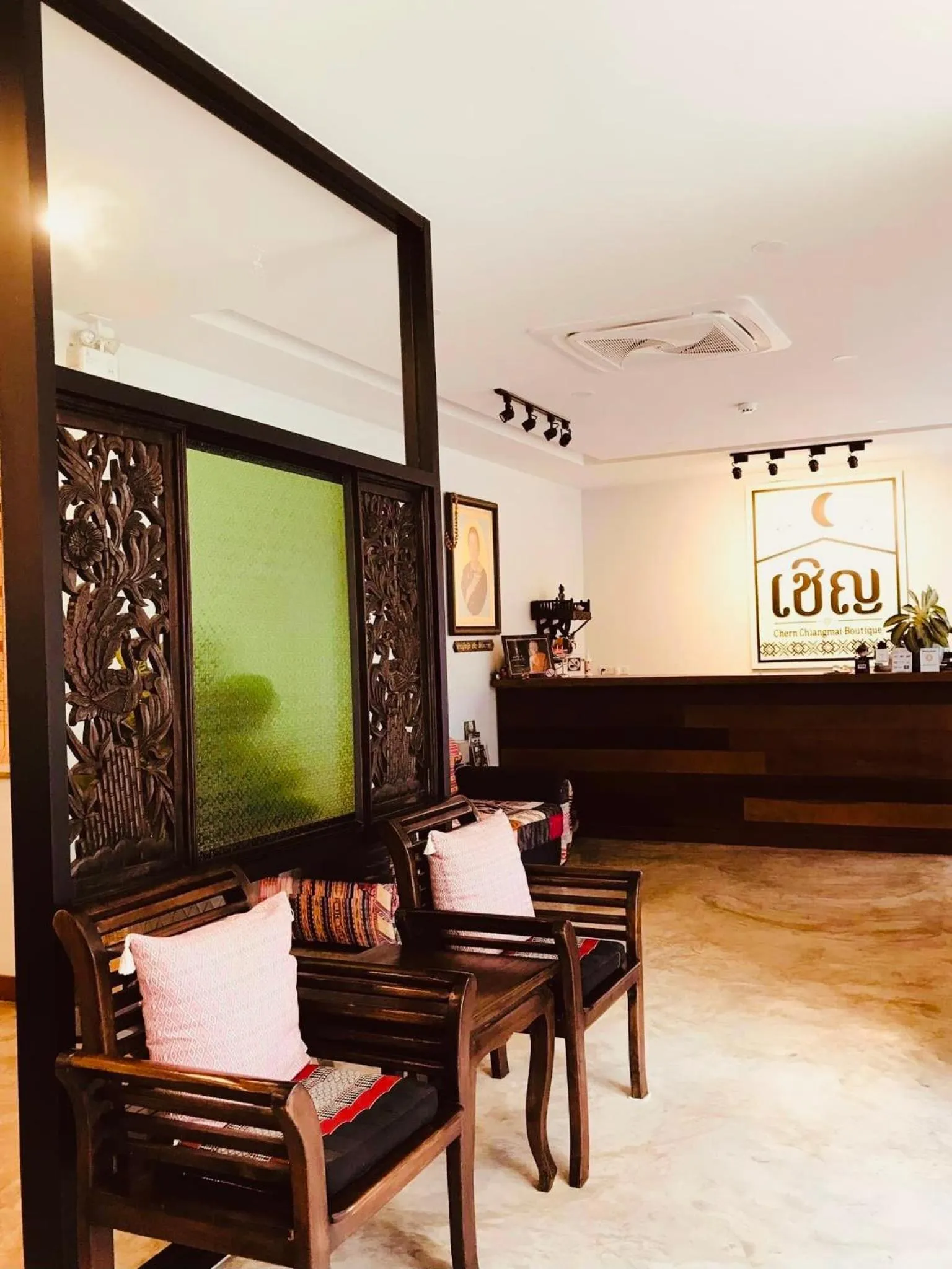 Lobby or reception in Chern Chiangmai Boutique Hotel