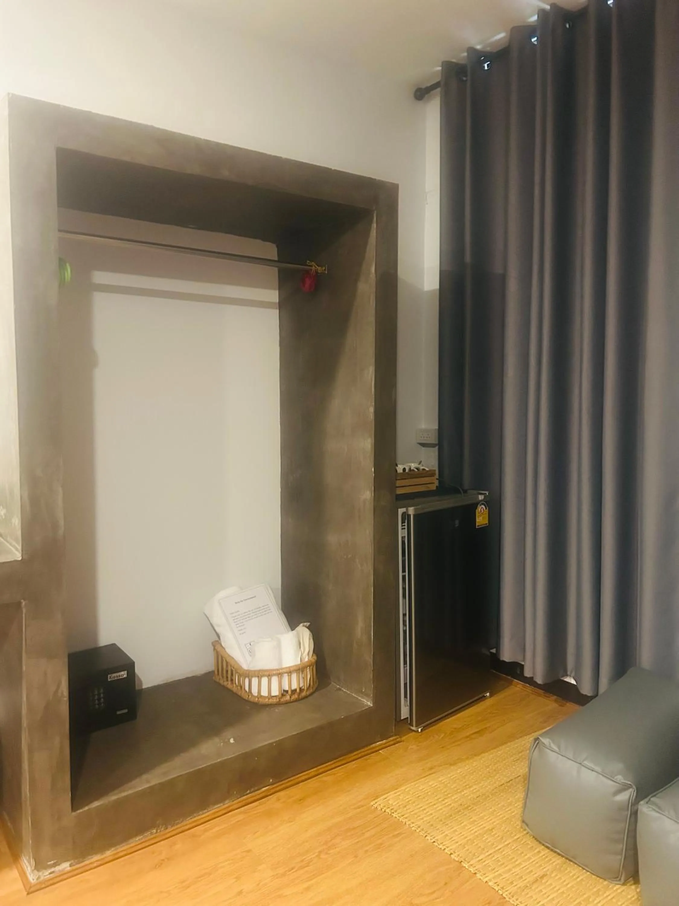 wardrobe in Chern Chiangmai Boutique Hotel