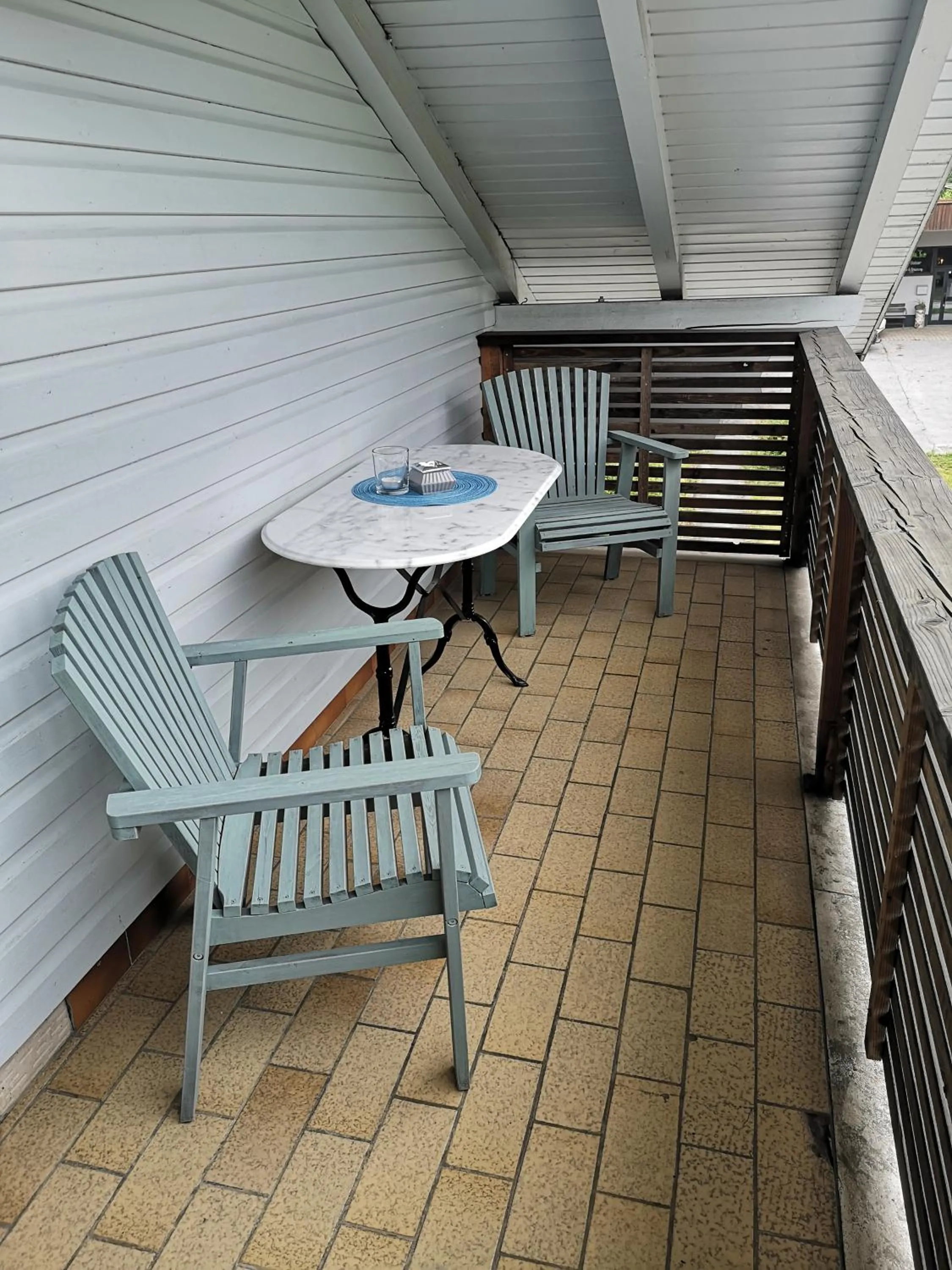 Balcony/Terrace in Edel Weiss Gästezimmer