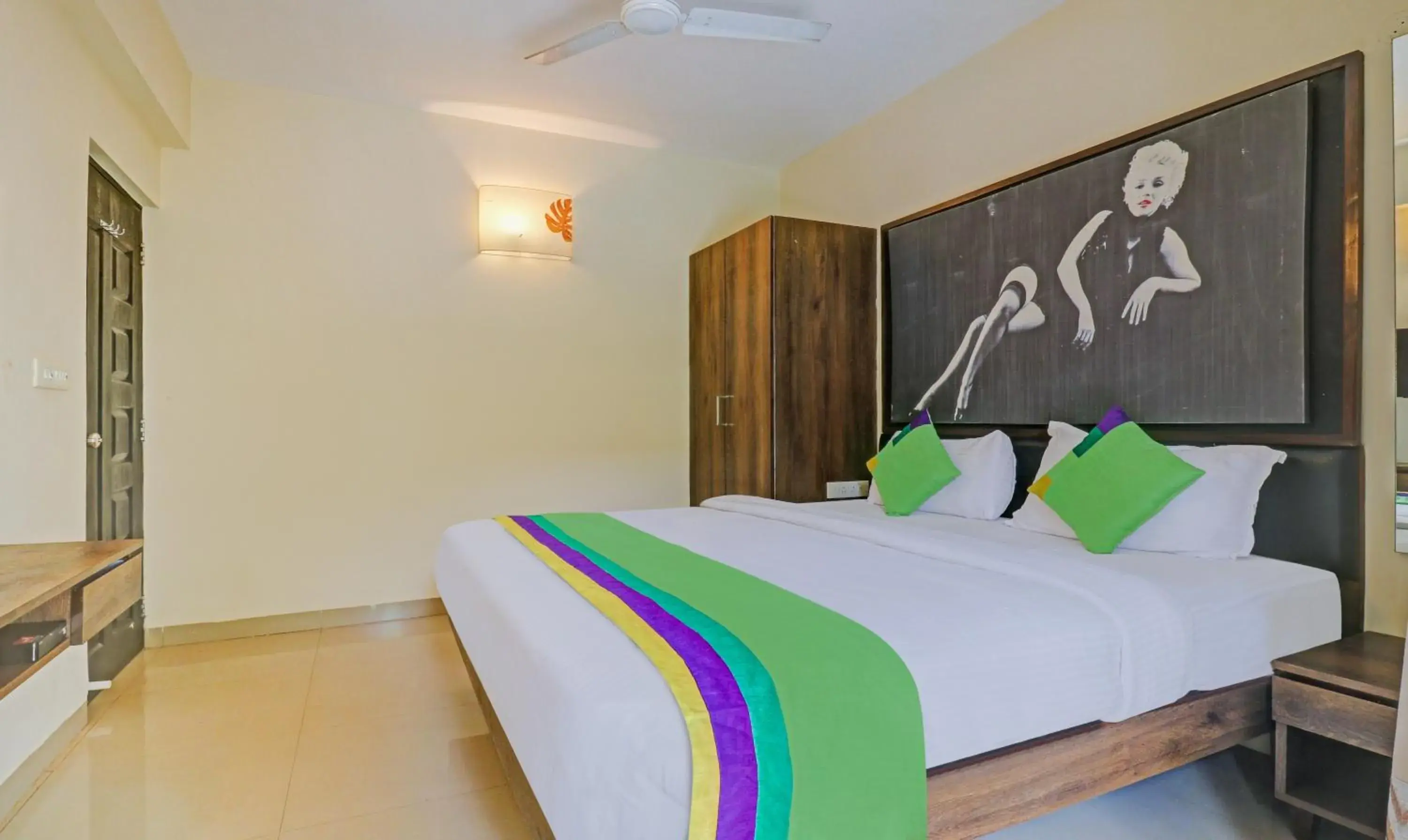 Deluxe Room with Balcony - single occupancy in Treebo Aquamarine Arpora With Pool Deluxe Room with Balcony - single occupancy in Treebo Aquamarine Arpora With Pool