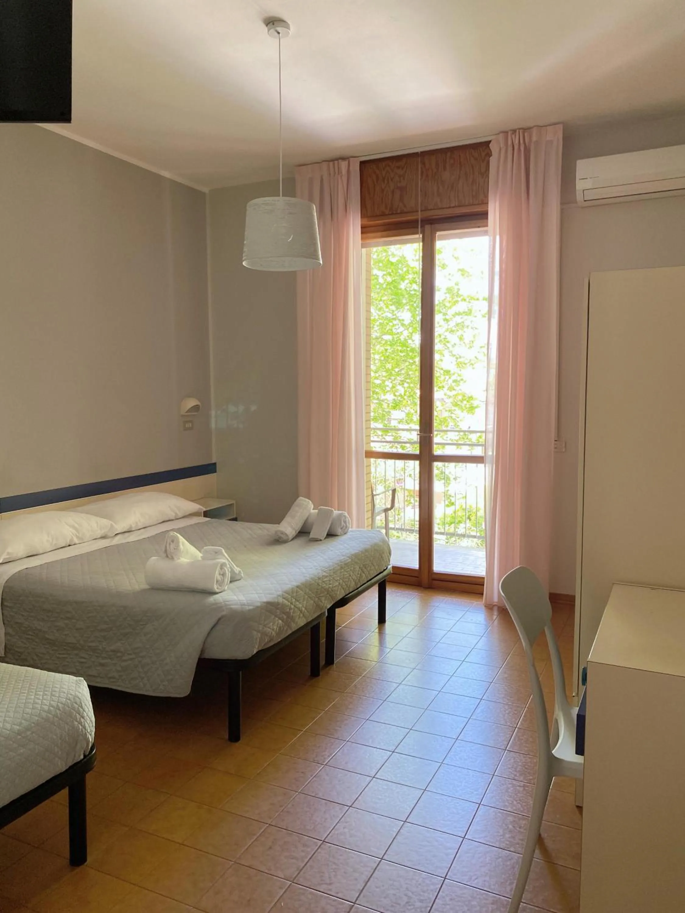 Bed in Hotel Residence Ponente