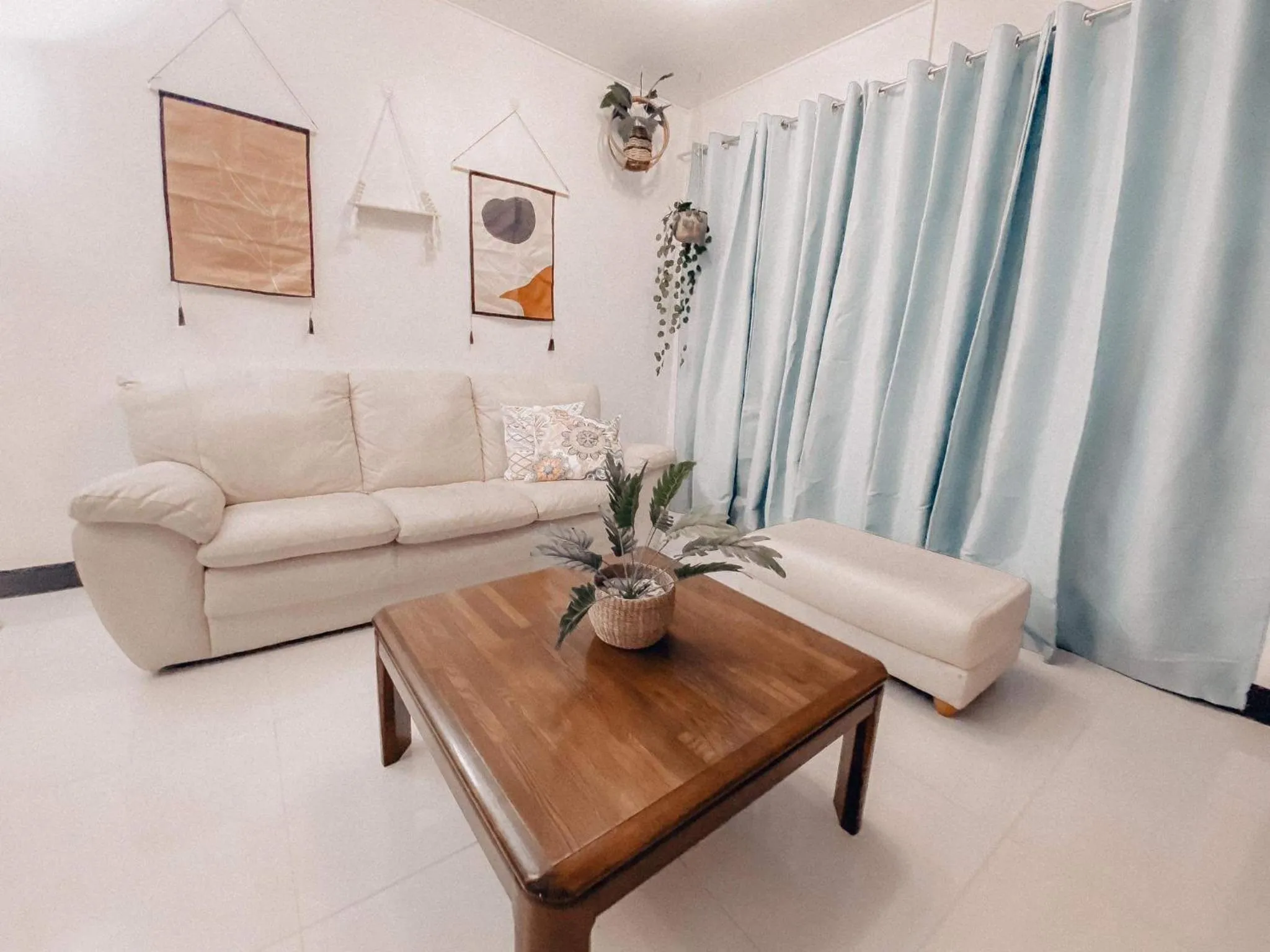 Living room in Cozy Themed 2BR TownHouse - near Clark Airport - TRP1