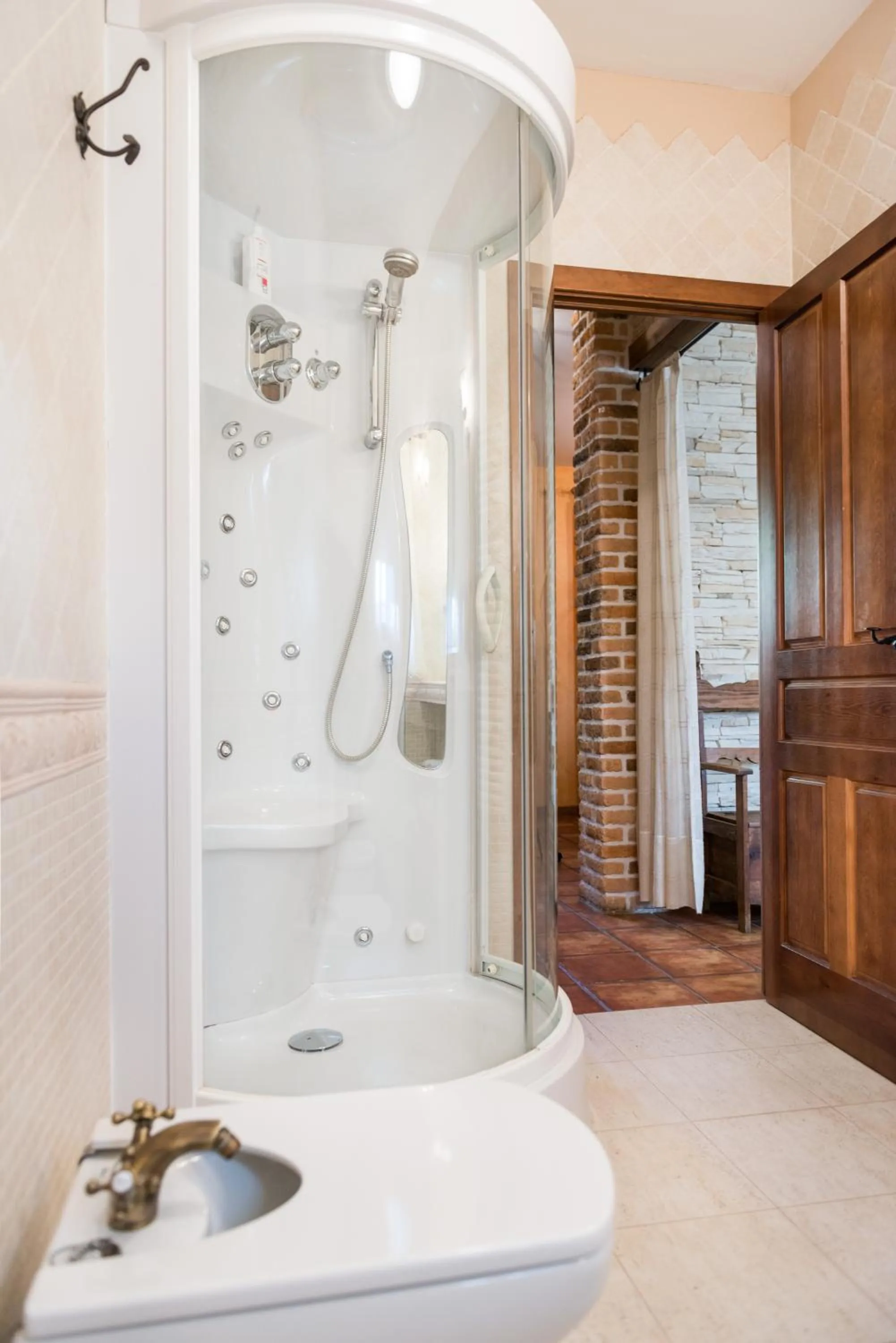 Bathroom in Hostal Restaurante Rijujama