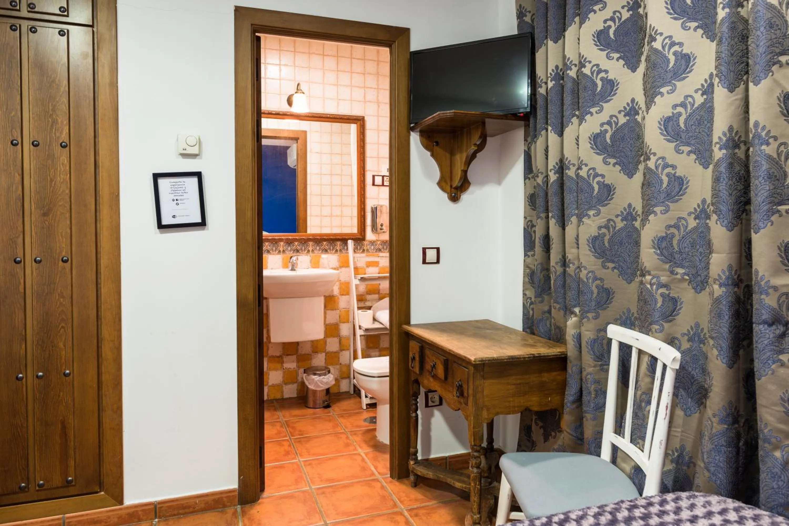 Bathroom in Hostal Restaurante Rijujama