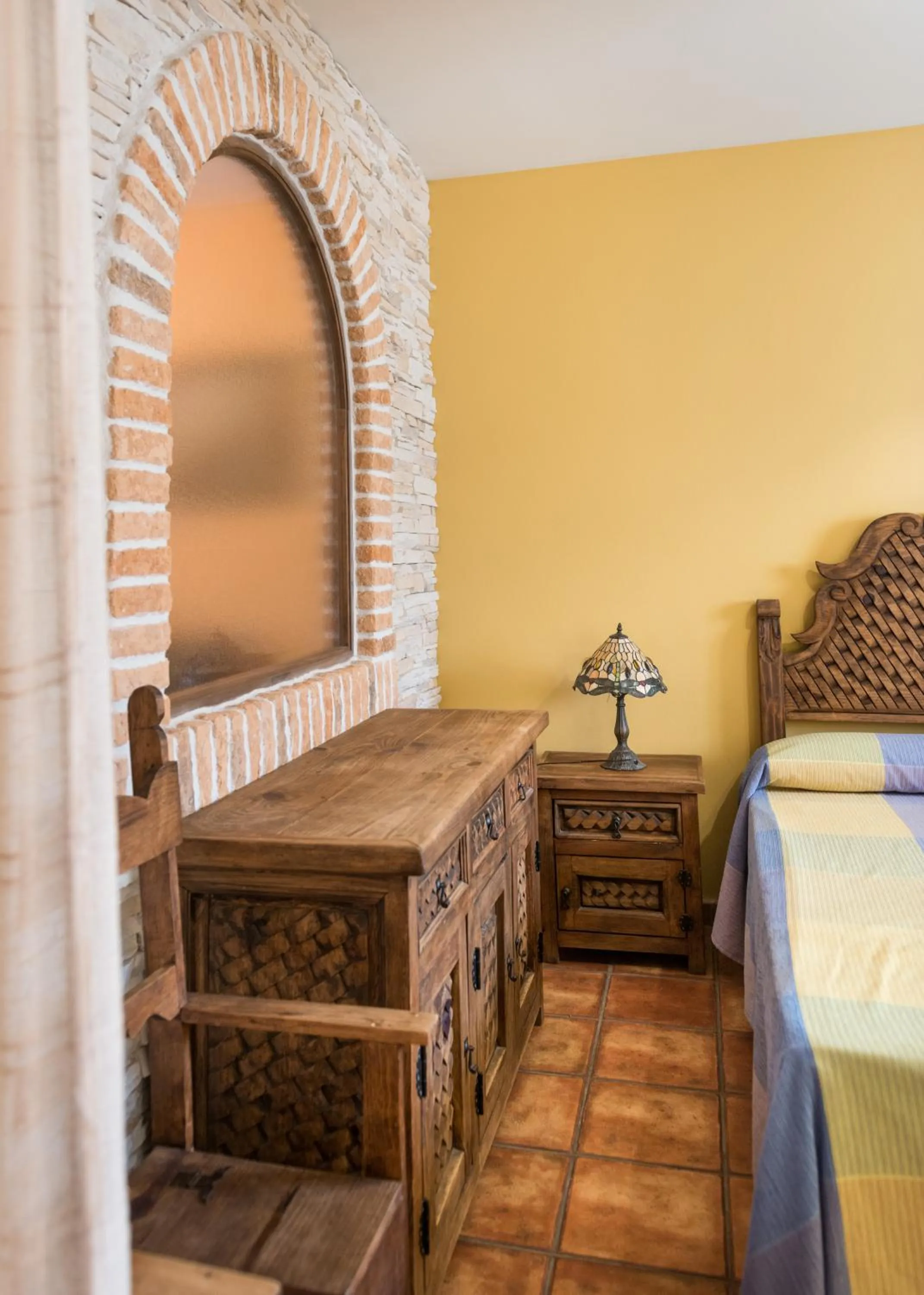 Bedroom, Bed in Hostal Restaurante Rijujama