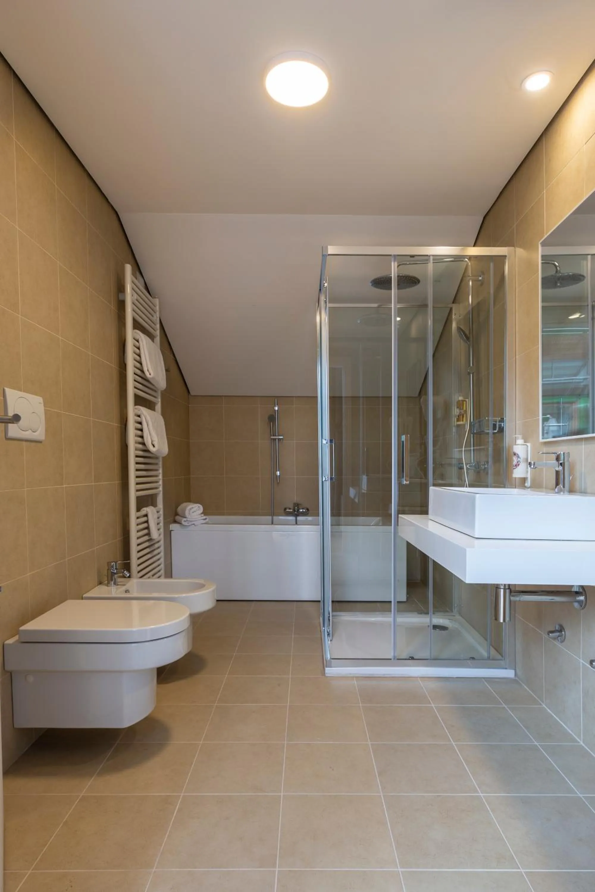 Shower in Habitat Guest House