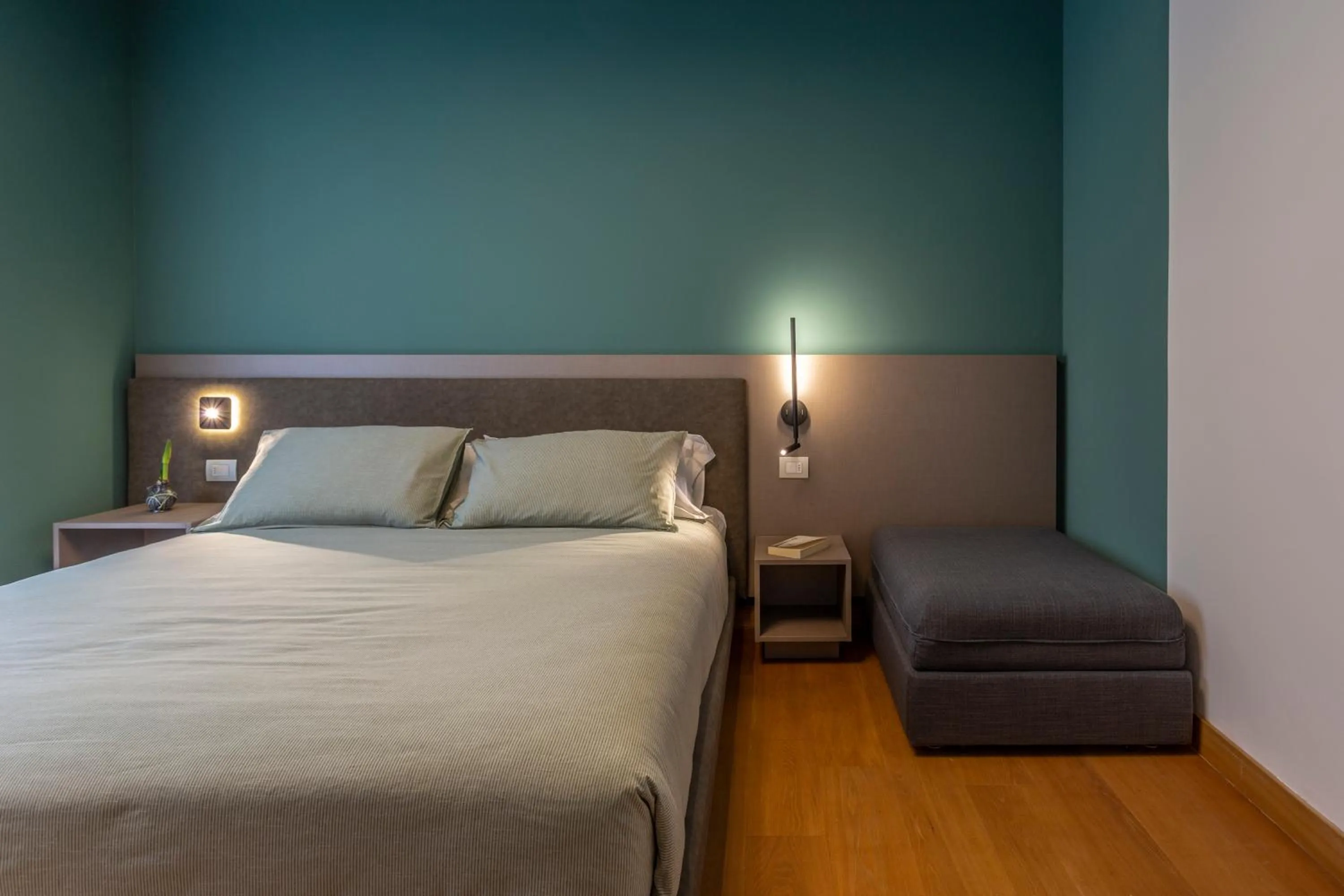 Bedroom, Bed in Habitat Guest House