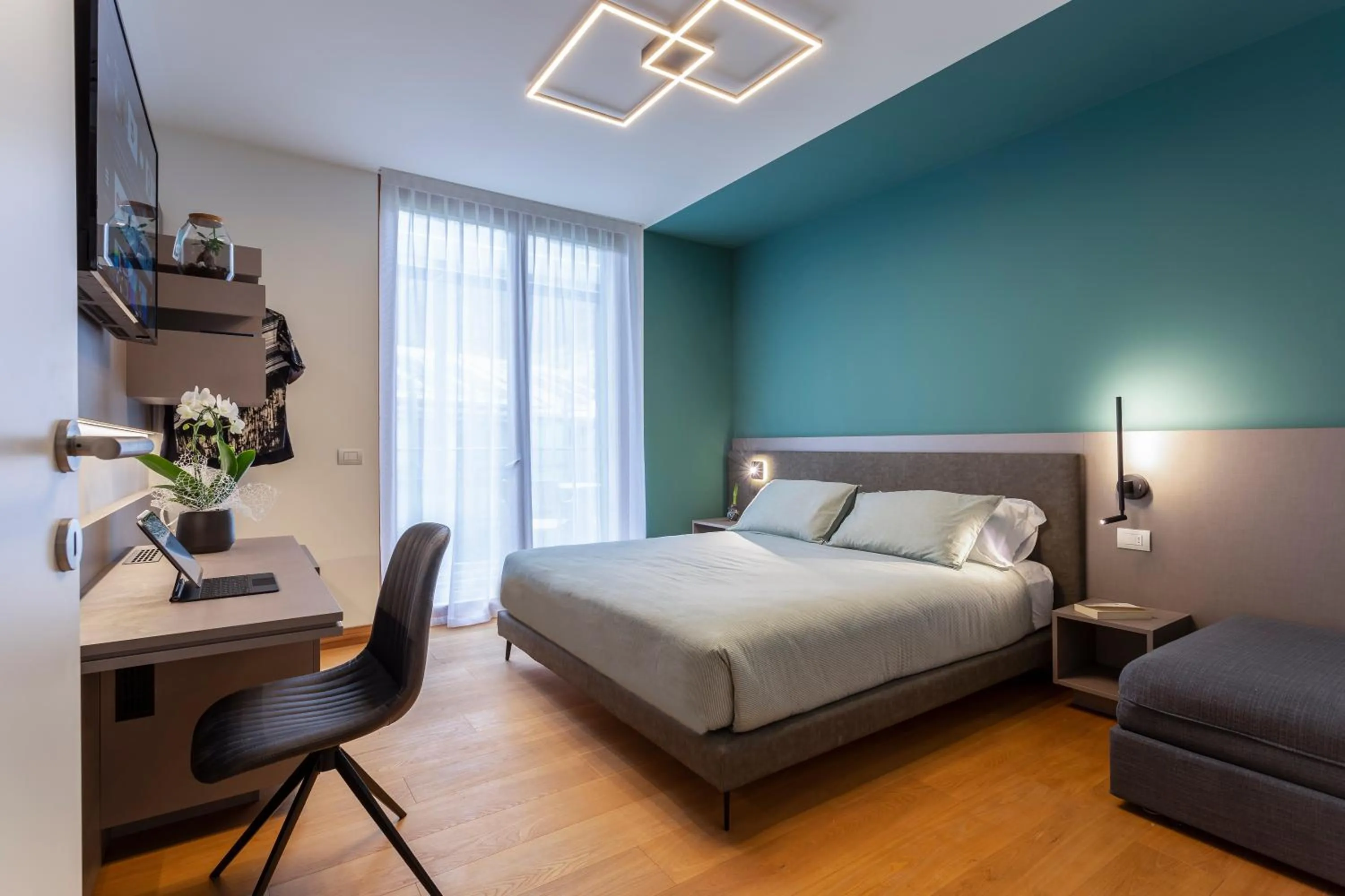 Bed in Habitat Guest House