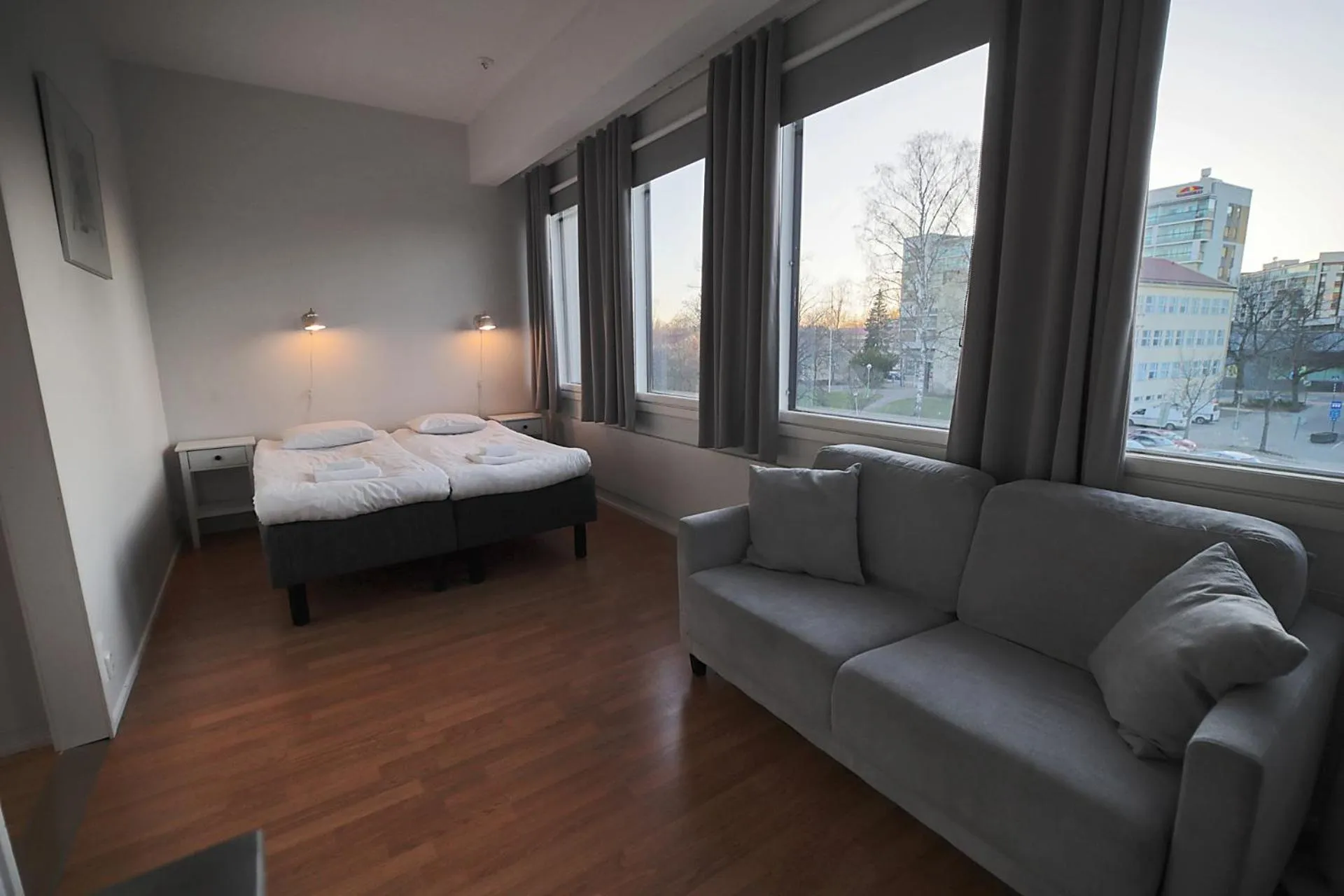 Bedroom, Bed in Hotelli Kerava